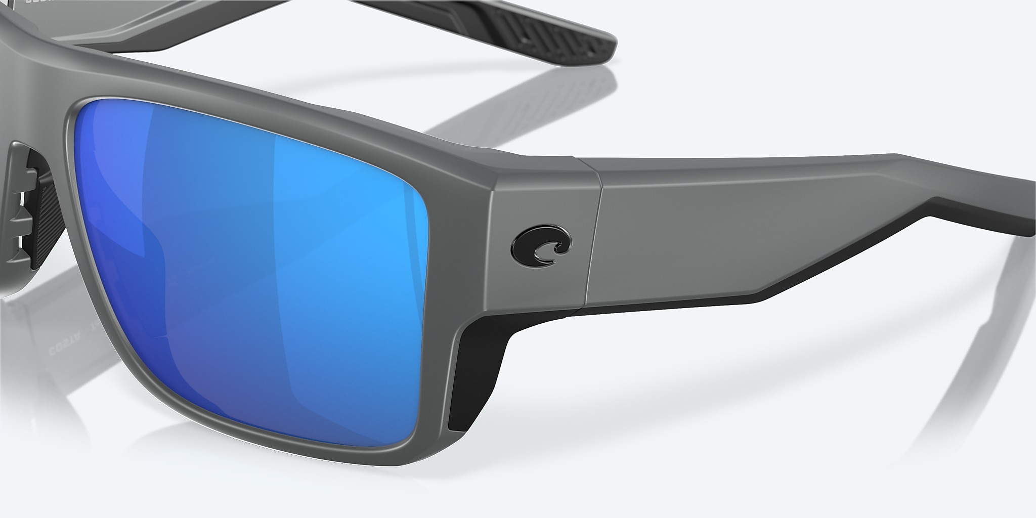 Sunglasses Costa Taxman L (59-16) with Blue Mirror lens and Matte Gray frame Image 6 of 8 Sunglasses Costa Taxman L (59-16) with Blue Mirror lens and Matte Gray frame Image 6 of 8