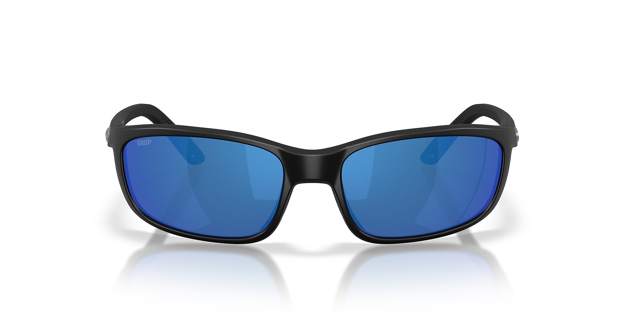 Costa Brine II M (59-17) with Blue Mirror lenses and Matte Black