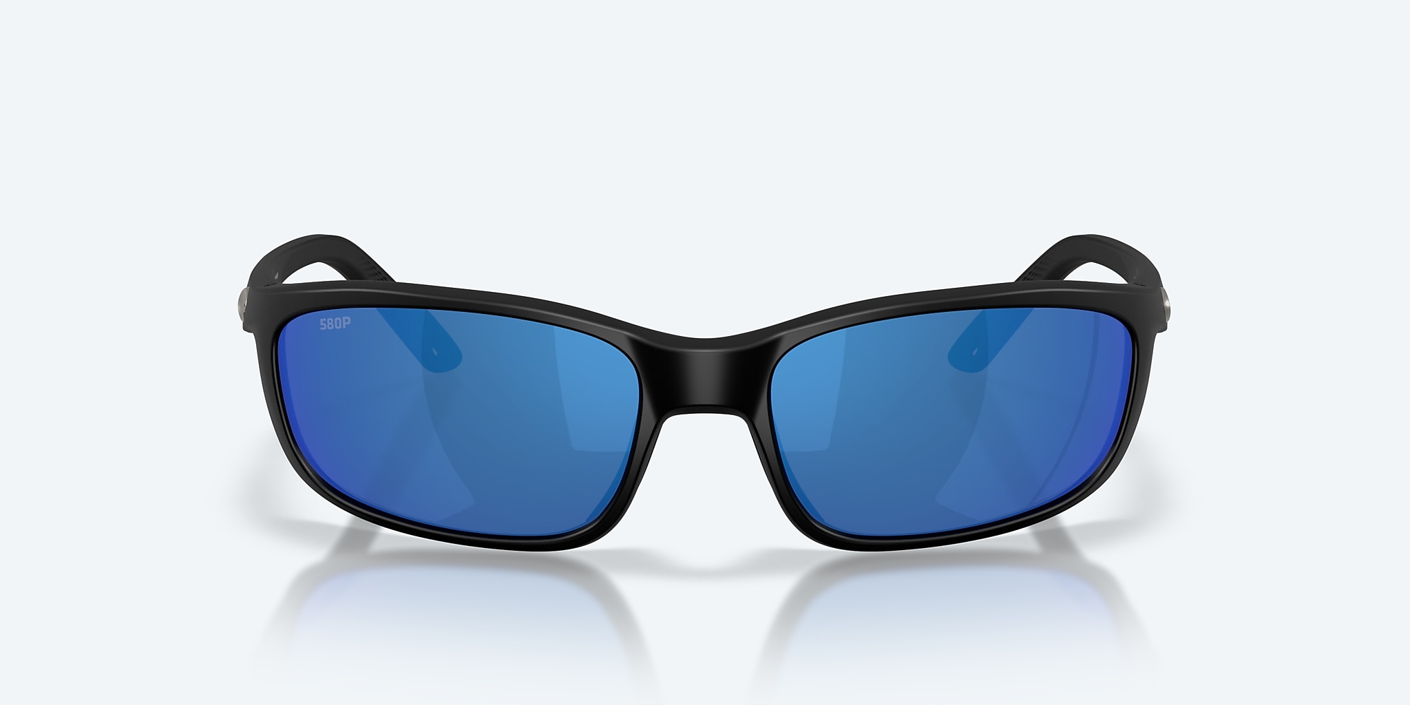 Sunglasses Costa Brine II M (59-17) with Blue Mirror lens and Matte Black frame Image 2 of 8 Sunglasses Costa Brine II M (59-17) with Blue Mirror lens and Matte Black frame Image 2 of 8