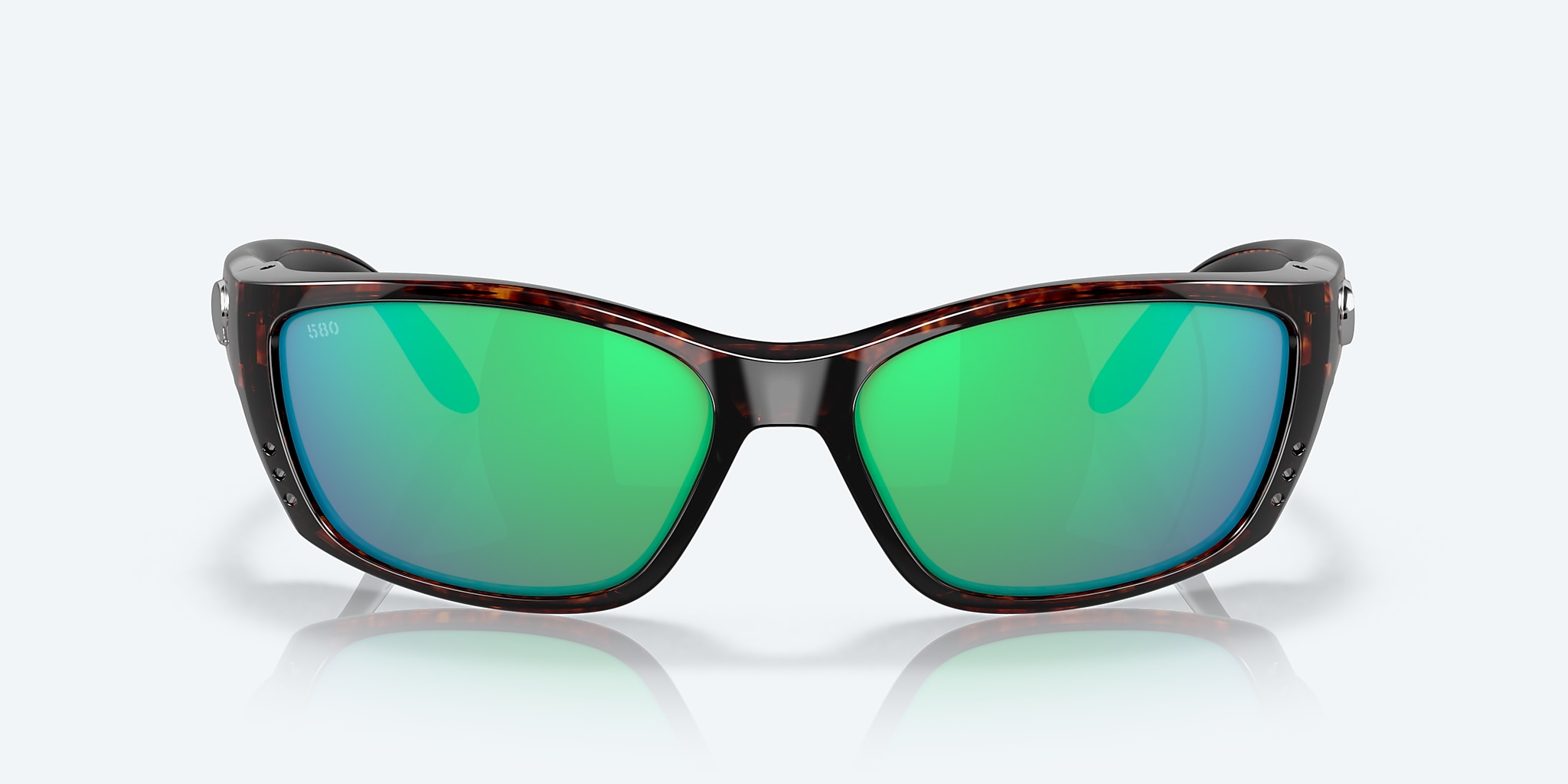 Lunettes de soleil Costa Fisch XL (64-17) avec Effet miroir Vert verre et Écaille de tortue monture Image 2 de 7 Lunettes de soleil Costa Fisch XL (64-17) avec Effet miroir Vert verre et Écaille de tortue monture Image 2 de 7