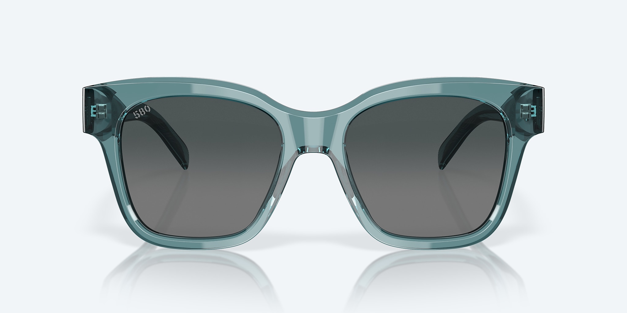 Sunglasses Costa Nusa XL (54-19) with Gray Gradient lens and Deep Crystal Aquamarine frame Image 2 of 7 Sunglasses Costa Nusa XL (54-19) with Gray Gradient lens and Deep Crystal Aquamarine frame Image 2 of 7