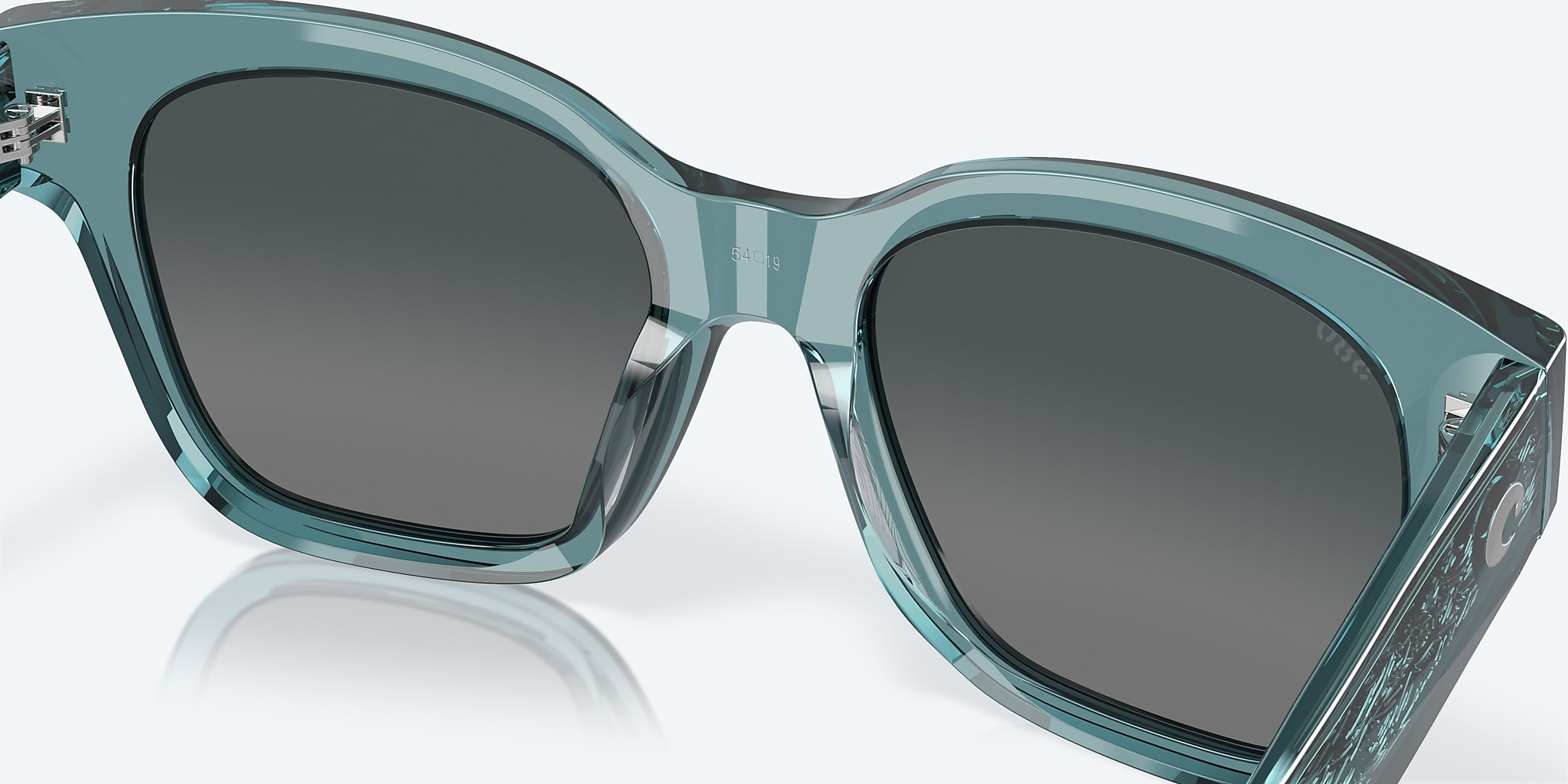 Sunglasses Costa Nusa XL (54-19) with Gray Gradient lens and Deep Crystal Aquamarine frame Image 7 of 7 Sunglasses Costa Nusa XL (54-19) with Gray Gradient lens and Deep Crystal Aquamarine frame Image 7 of 7