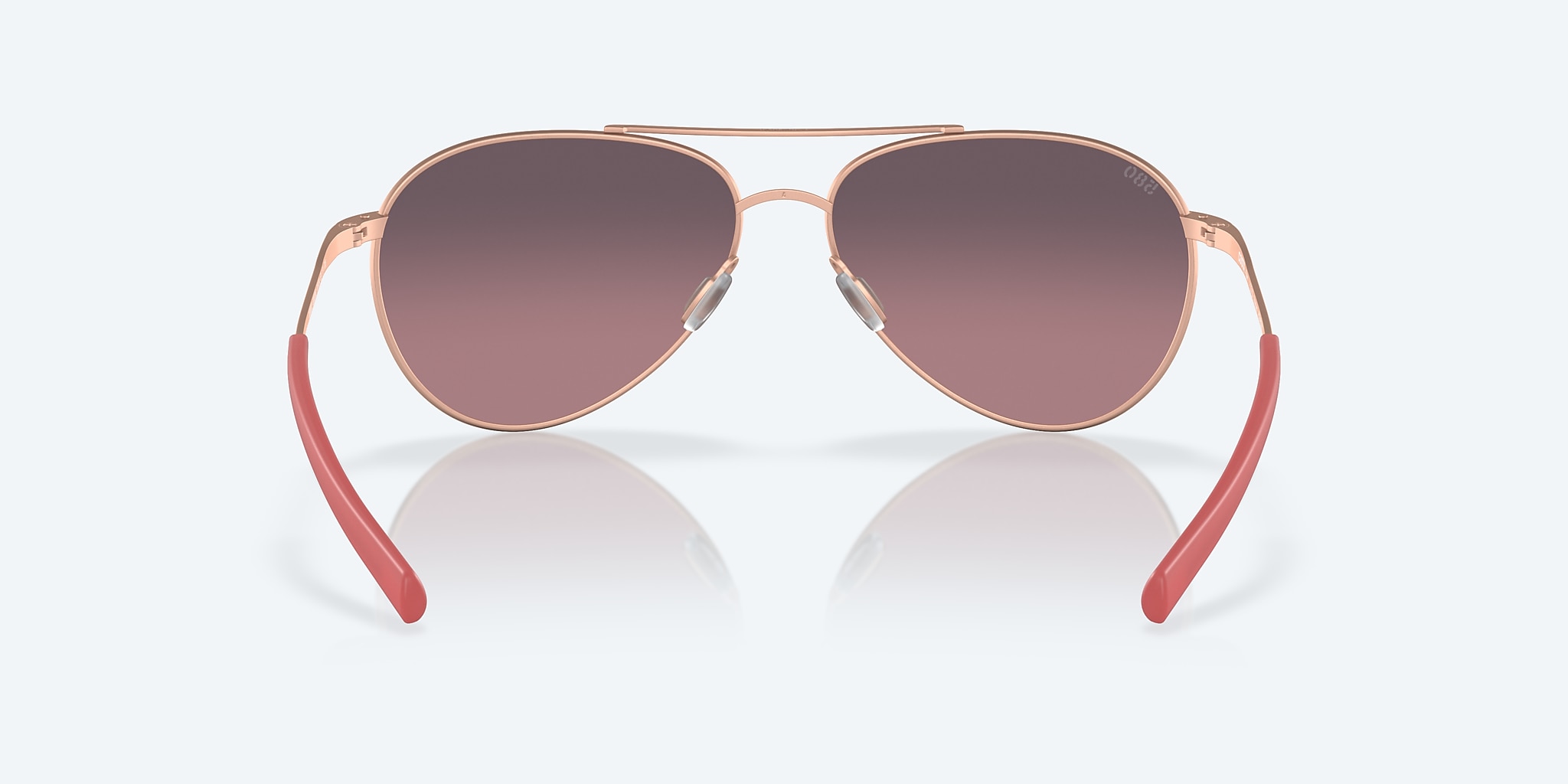 Sunglasses Costa Piper L (58-14) with Rose Gradient lens and Satin Rose Gold frame Image 4 of 7 Sunglasses Costa Piper L (58-14) with Rose Gradient lens and Satin Rose Gold frame Image 4 of 7