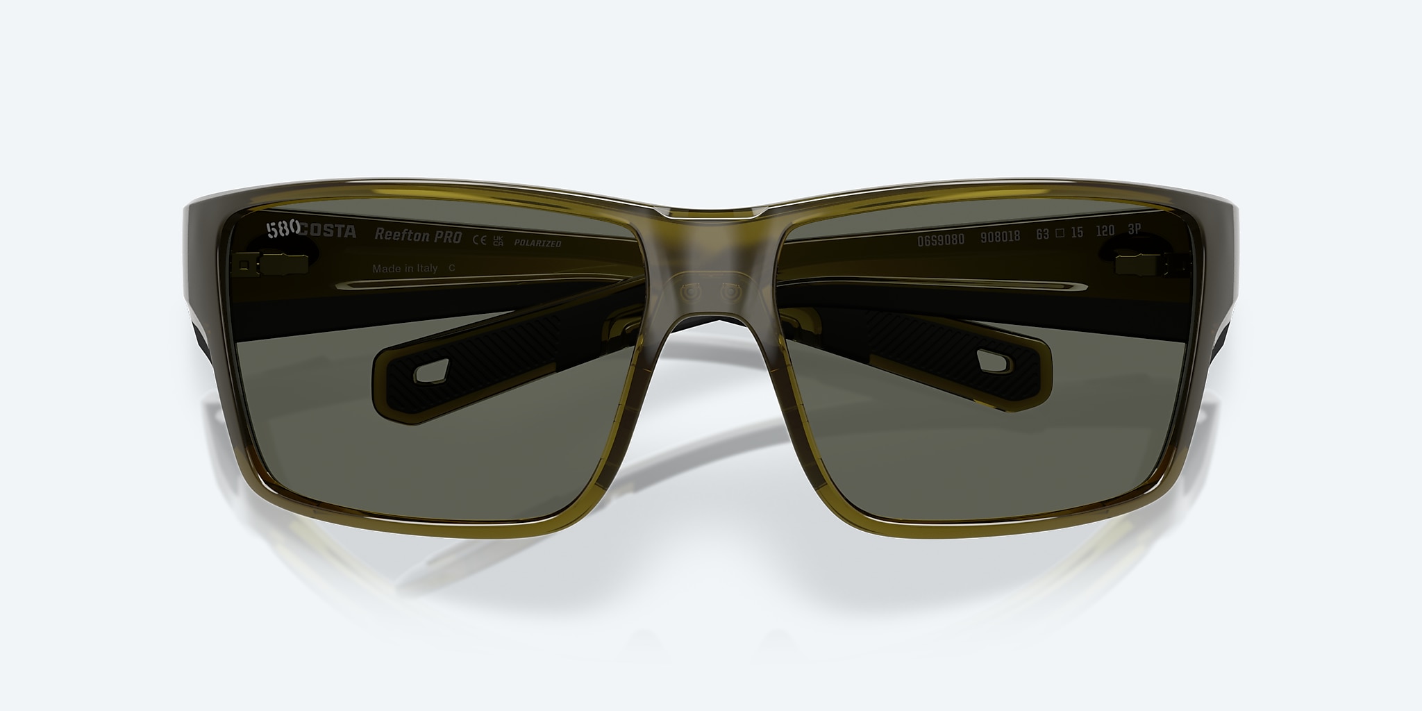 Sunglasses Costa Reefton PRO XL (63-15) with Gray lens and Seagrass frame Image 5 of 7 Sunglasses Costa Reefton PRO XL (63-15) with Gray lens and Seagrass frame Image 5 of 7