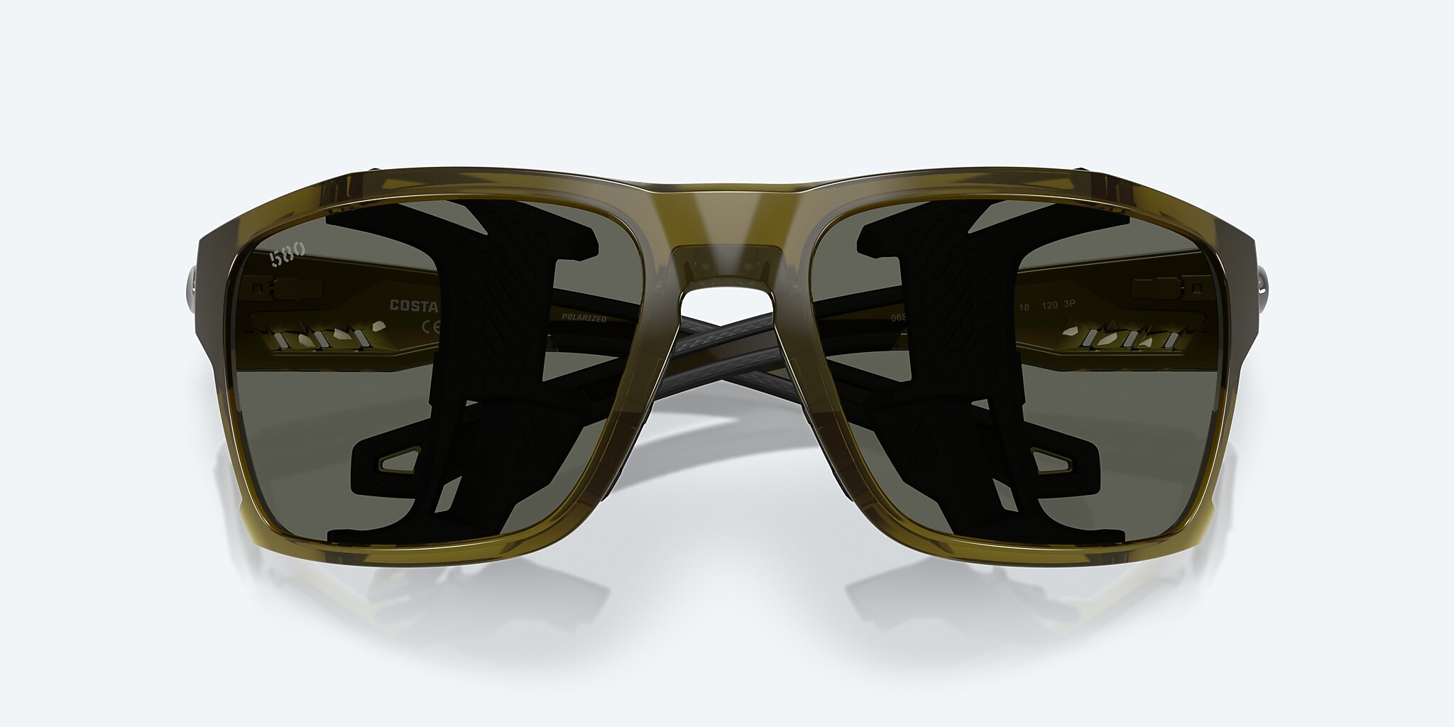 Sunglasses Costa King Tide 8 L (60-18) with Gray lens and Seagrass frame Image 5 of 8