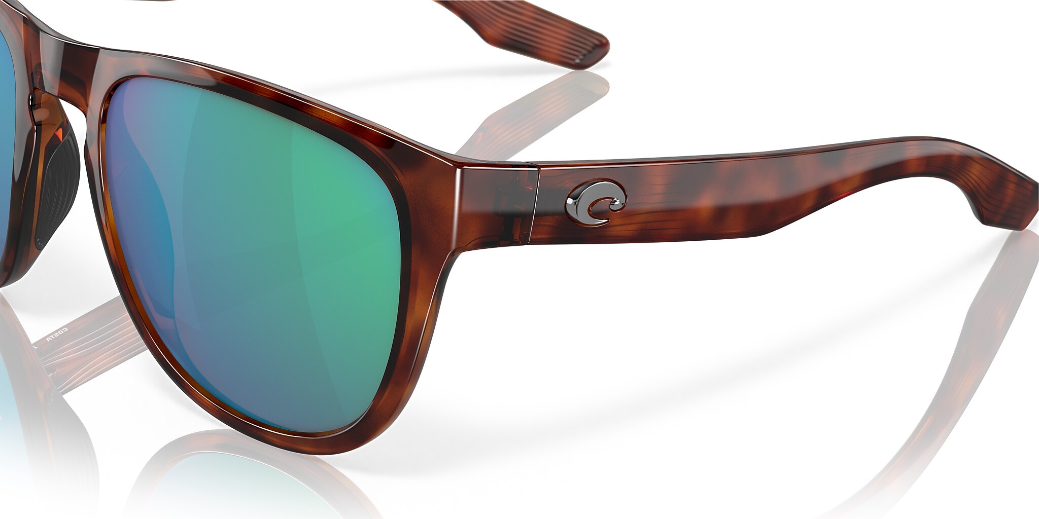Costa Irie XL (55-20) with Green Mirror lenses and Tortoise frame