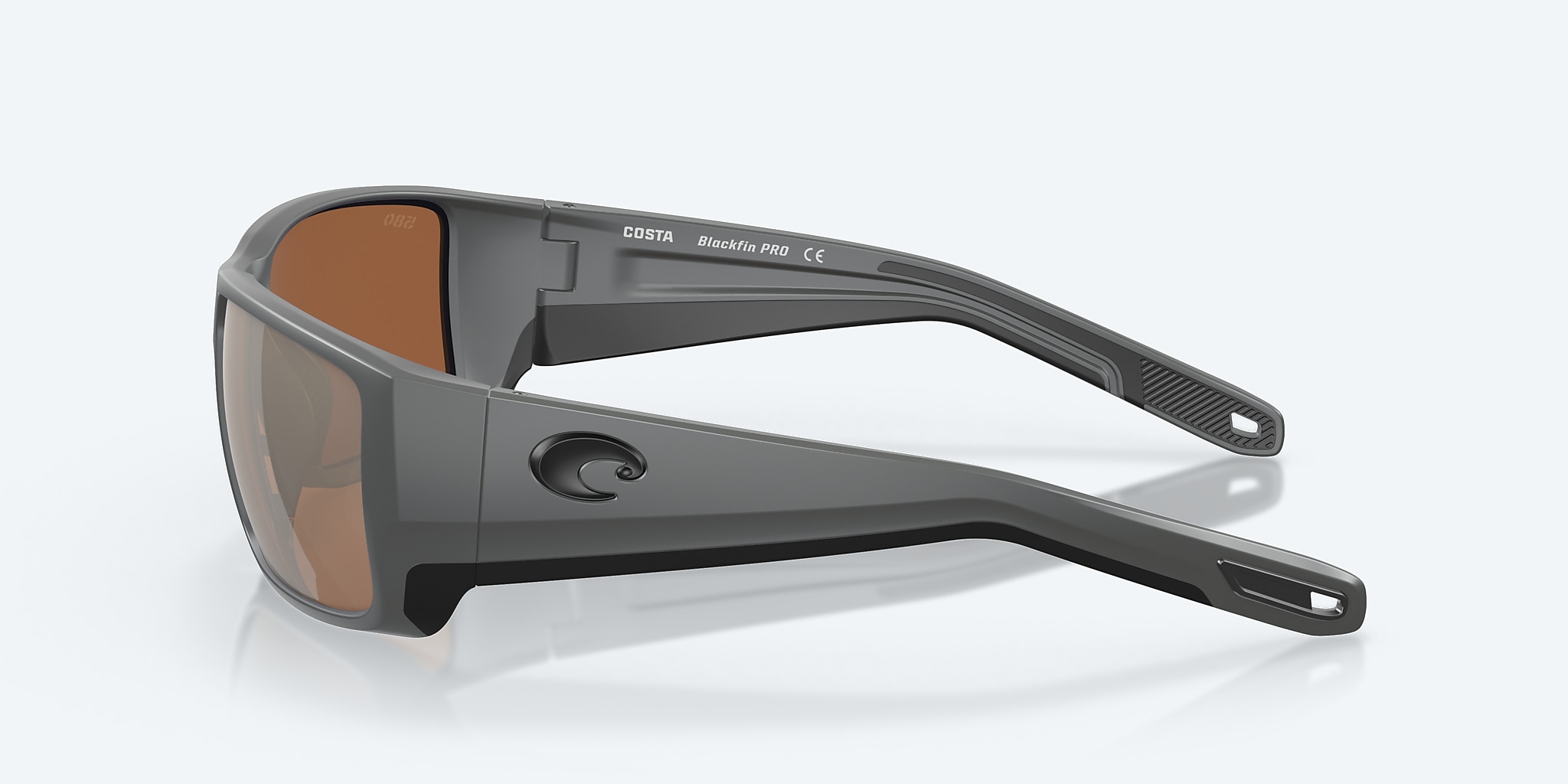 Sunglasses Costa Blackfin PRO L (60-16) with Copper Silver Mirror lens and Matte Gray frame Image 3 of 7 Sunglasses Costa Blackfin PRO L (60-16) with Copper Silver Mirror lens and Matte Gray frame Image 3 of 7