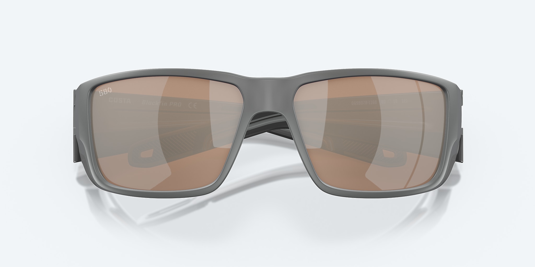 Sunglasses Costa Blackfin PRO L (60-16) with Copper Silver Mirror lens and Matte Gray frame Image 5 of 7 Sunglasses Costa Blackfin PRO L (60-16) with Copper Silver Mirror lens and Matte Gray frame Image 5 of 7