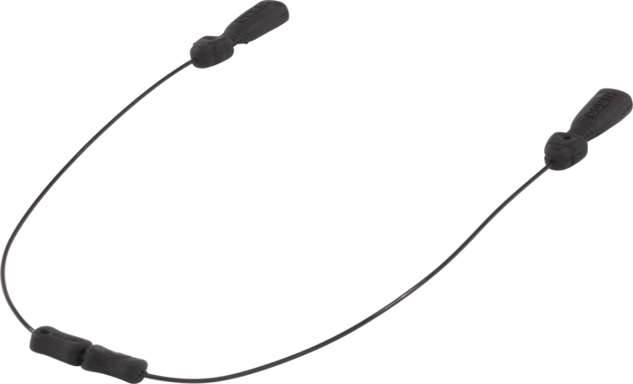 Costa Del Mar BOWLINE Adjustable Eyewear Leash / Strap - Black & Blue, Keeps Glasses Secure