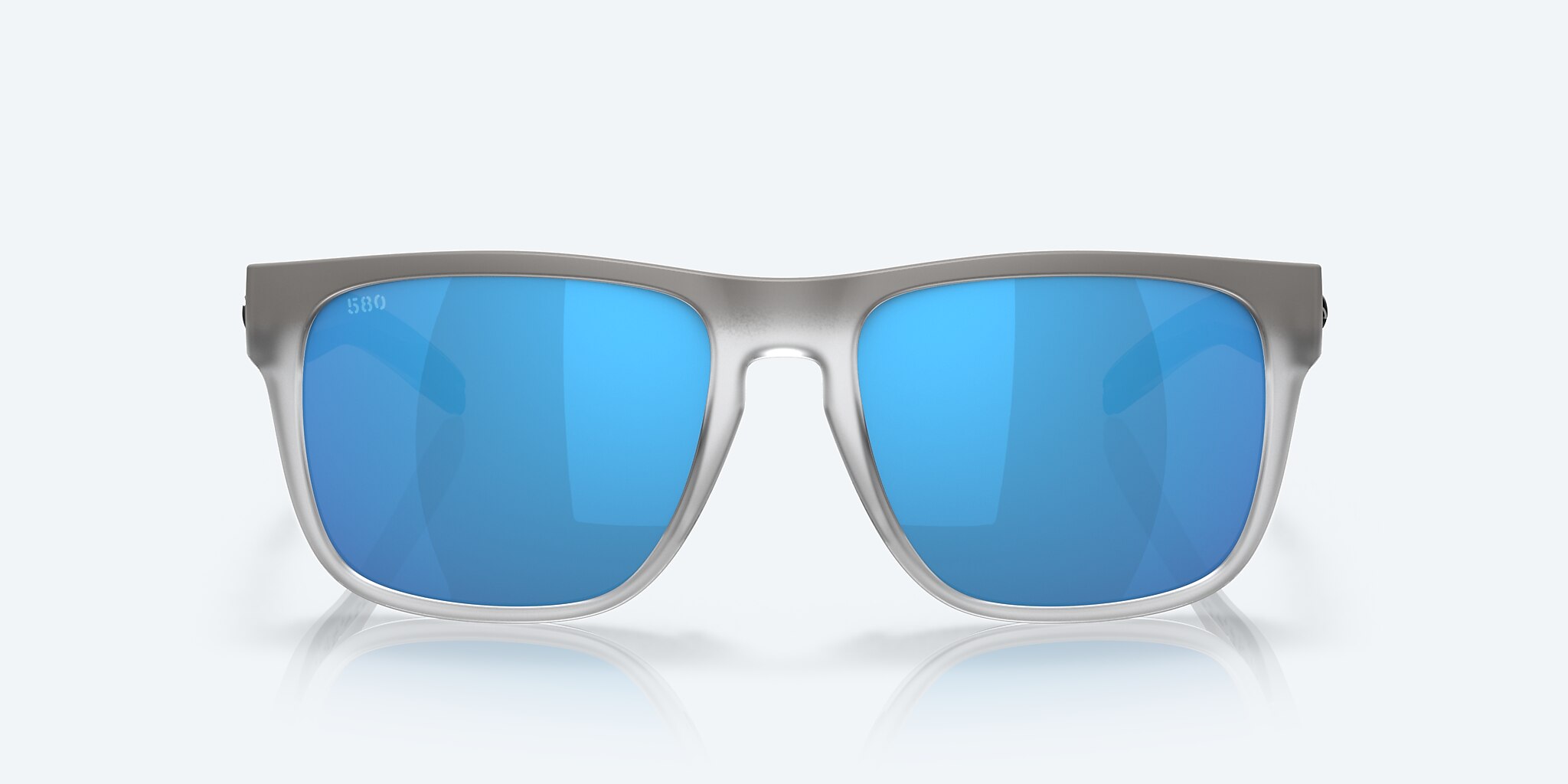 Sunglasses Costa Ocearch® Spearo XXL (56-17) with Blue Mirror lens and Ocearch Matte Fog Gray frame Image 2 of 7