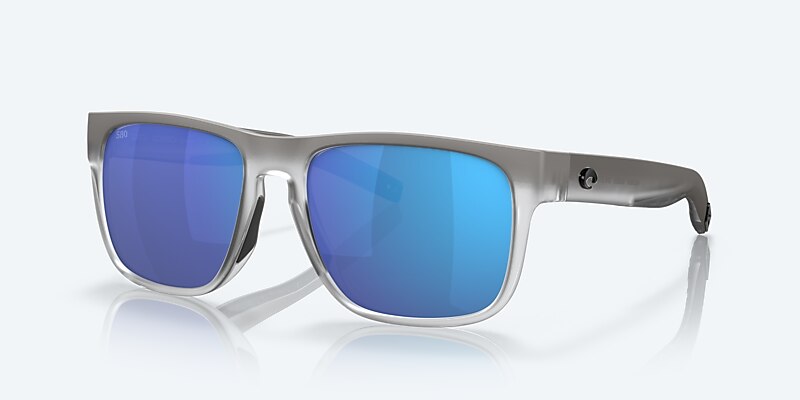 Sunglasses Costa Ocearch® Spearo XXL (56-17) with Blue Mirror lens and Ocearch Matte Fog Gray frame Image 1 of 7