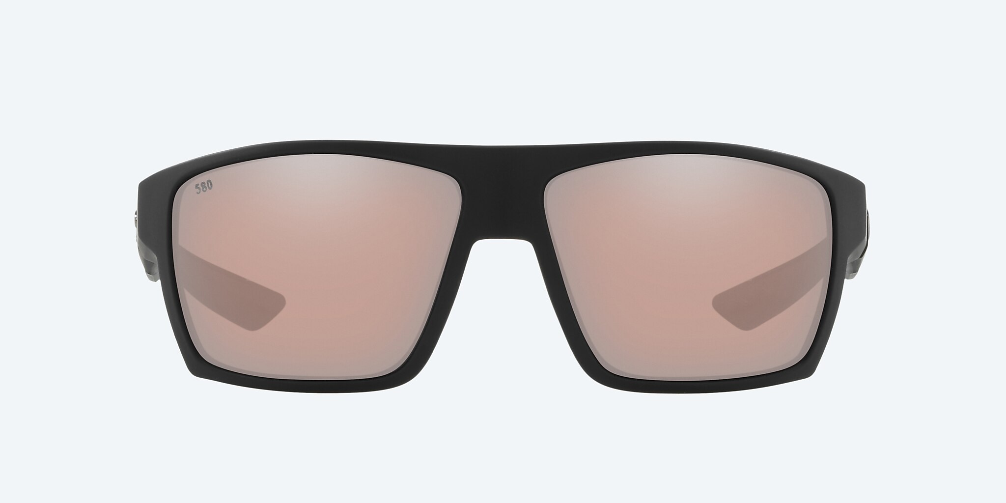 Sunglasses Costa Bloke XL (61-14) with Copper Silver Mirror lens and Matte Black/Matte Gray frame Image 2 of 4