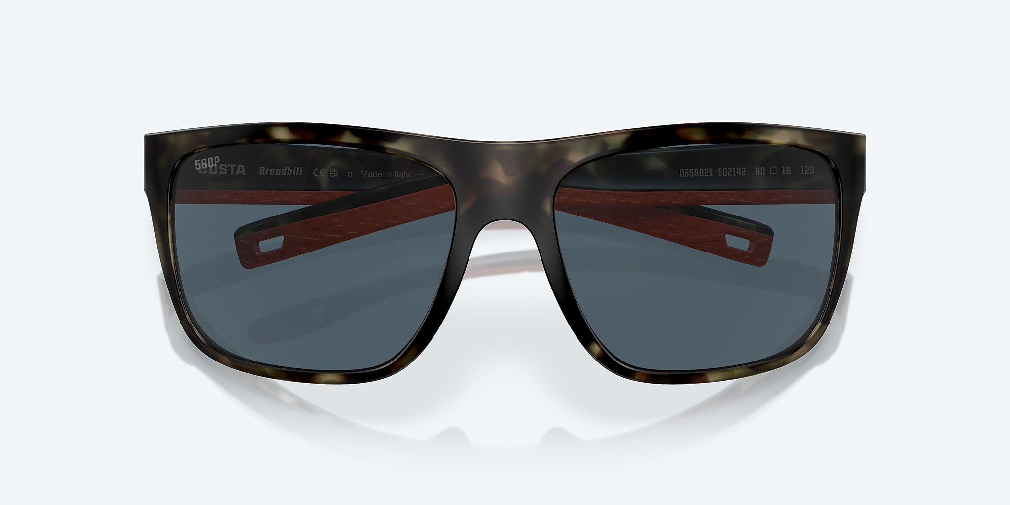 Sunglasses Costa Broadbill L (60-16) with Grey lens and Wetlands frame Image 5 of 7 Sunglasses Costa Broadbill L (60-16) with Grey lens and Wetlands frame Image 5 of 7
