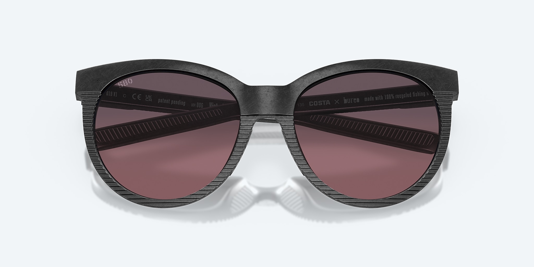 Sunglasses Costa Victoria L (56-19) with Rose Gradient lens and Gray frame Image 5 of 7 Sunglasses Costa Victoria L (56-19) with Rose Gradient lens and Gray frame Image 5 of 7