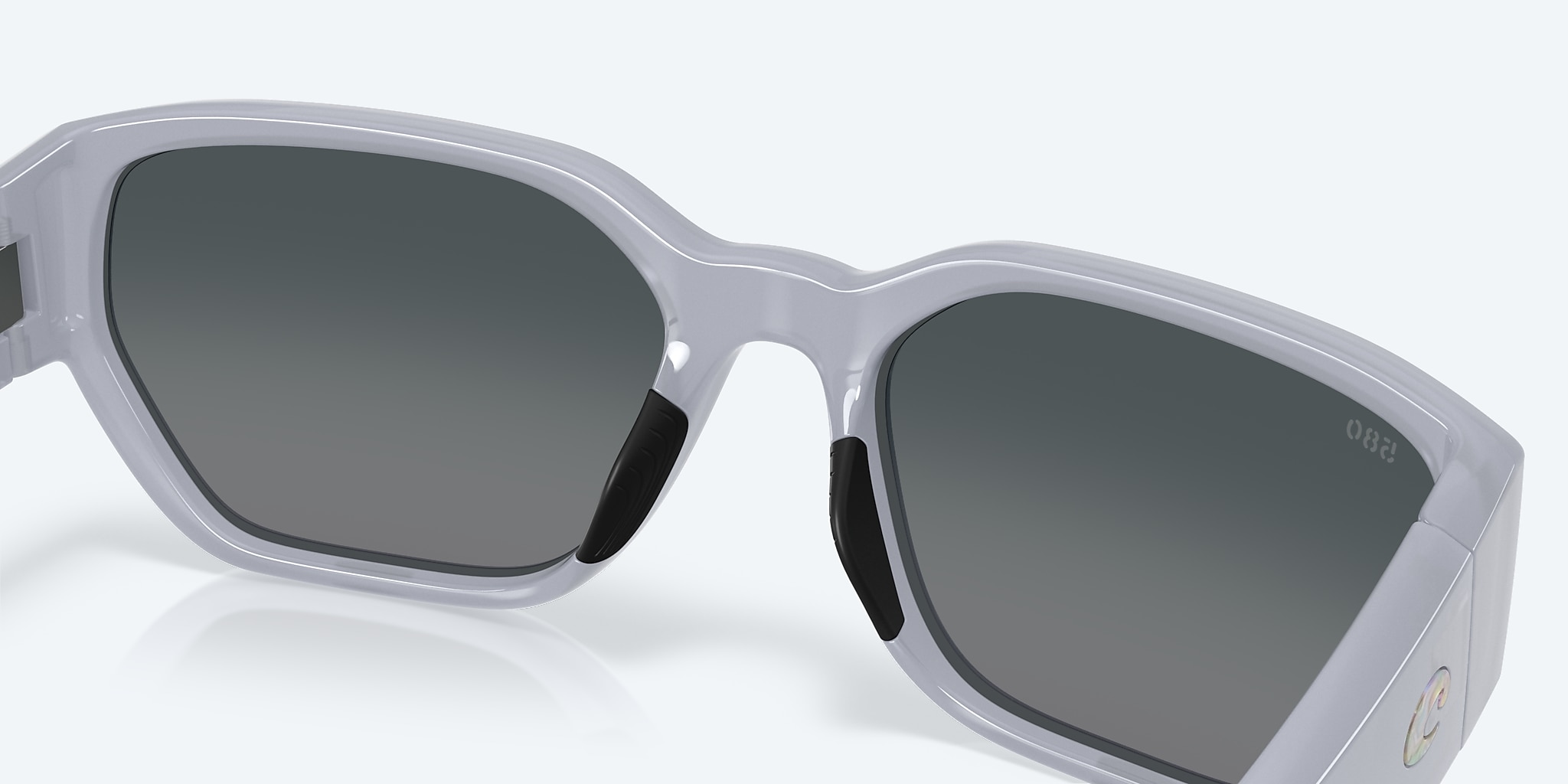 Sunglasses Costa Clemente XL (58-19) with Gray Gradient lens and Milky Violet frame Image 7 of 7 Sunglasses Costa Clemente XL (58-19) with Gray Gradient lens and Milky Violet frame Image 7 of 7