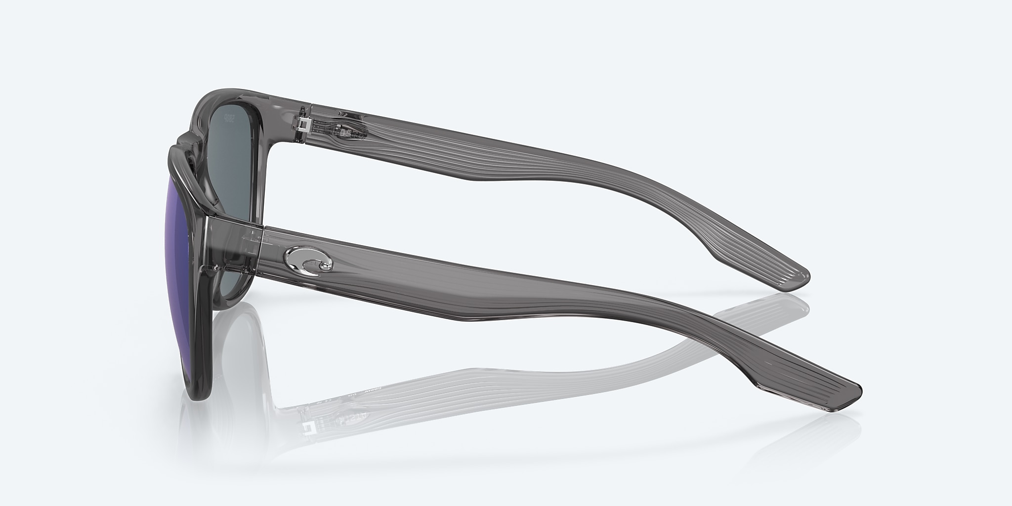 Sunglasses Costa Irie XL (55-20) with Blue Mirror lens and Gray Crystal frame Image 3 of 7 Sunglasses Costa Irie XL (55-20) with Blue Mirror lens and Gray Crystal frame Image 3 of 7