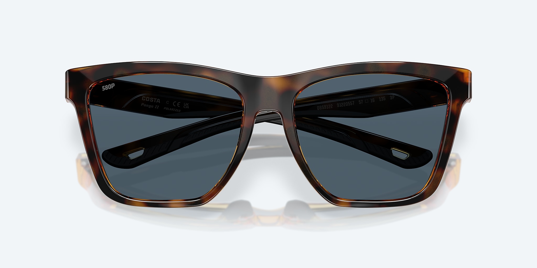 Sunglasses Costa Panga II XL (57-16) with Gray lens and Tortoise frame Image 6 of 10 Sunglasses Costa Panga II XL (57-16) with Gray lens and Tortoise frame Image 6 of 10