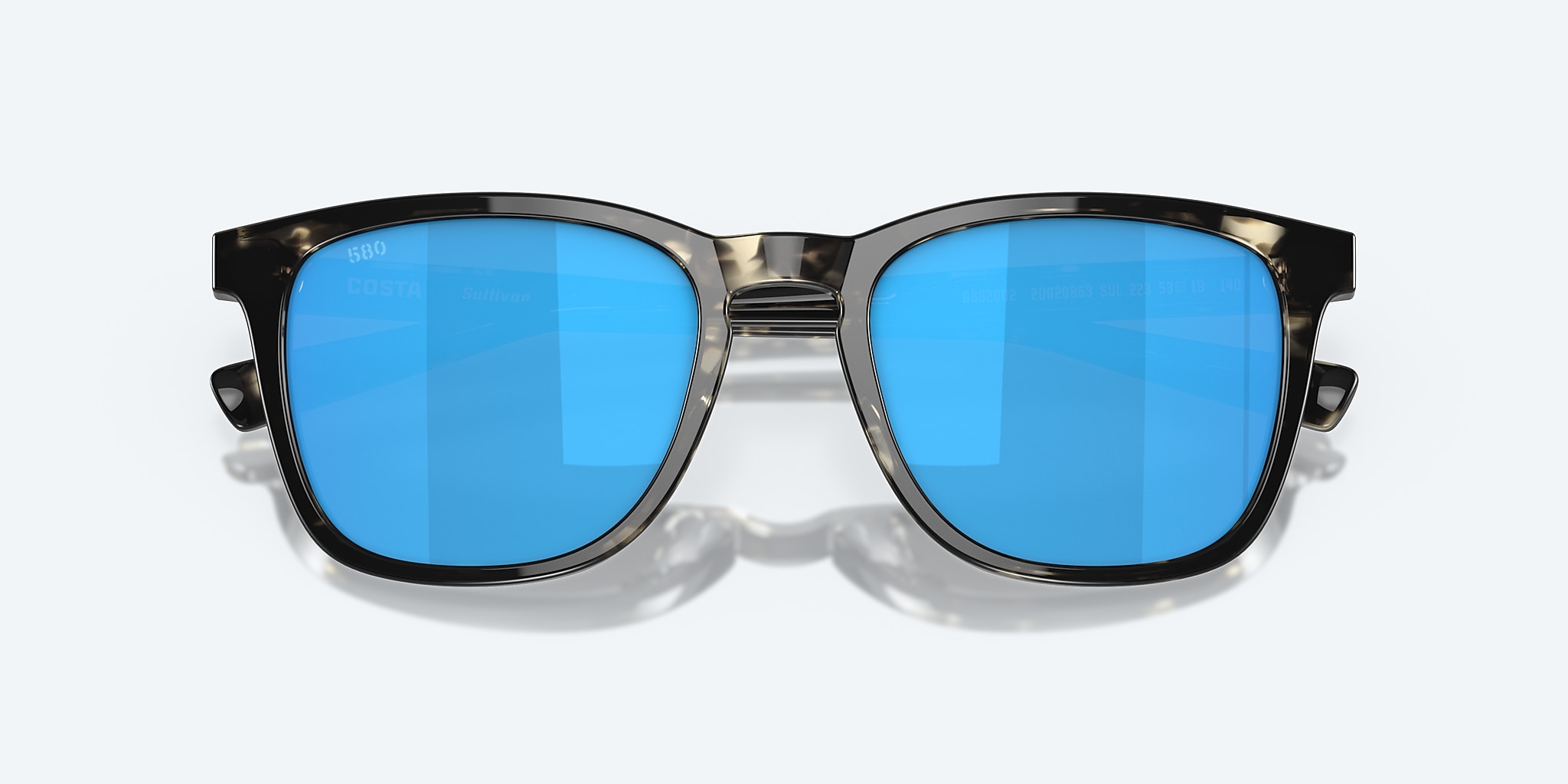 Sunglasses Costa Sullivan M (53-19) with Blue Mirror lens and Shiny Black Kelp frame Image 5 of 7 Sunglasses Costa Sullivan M (53-19) with Blue Mirror lens and Shiny Black Kelp frame Image 5 of 7