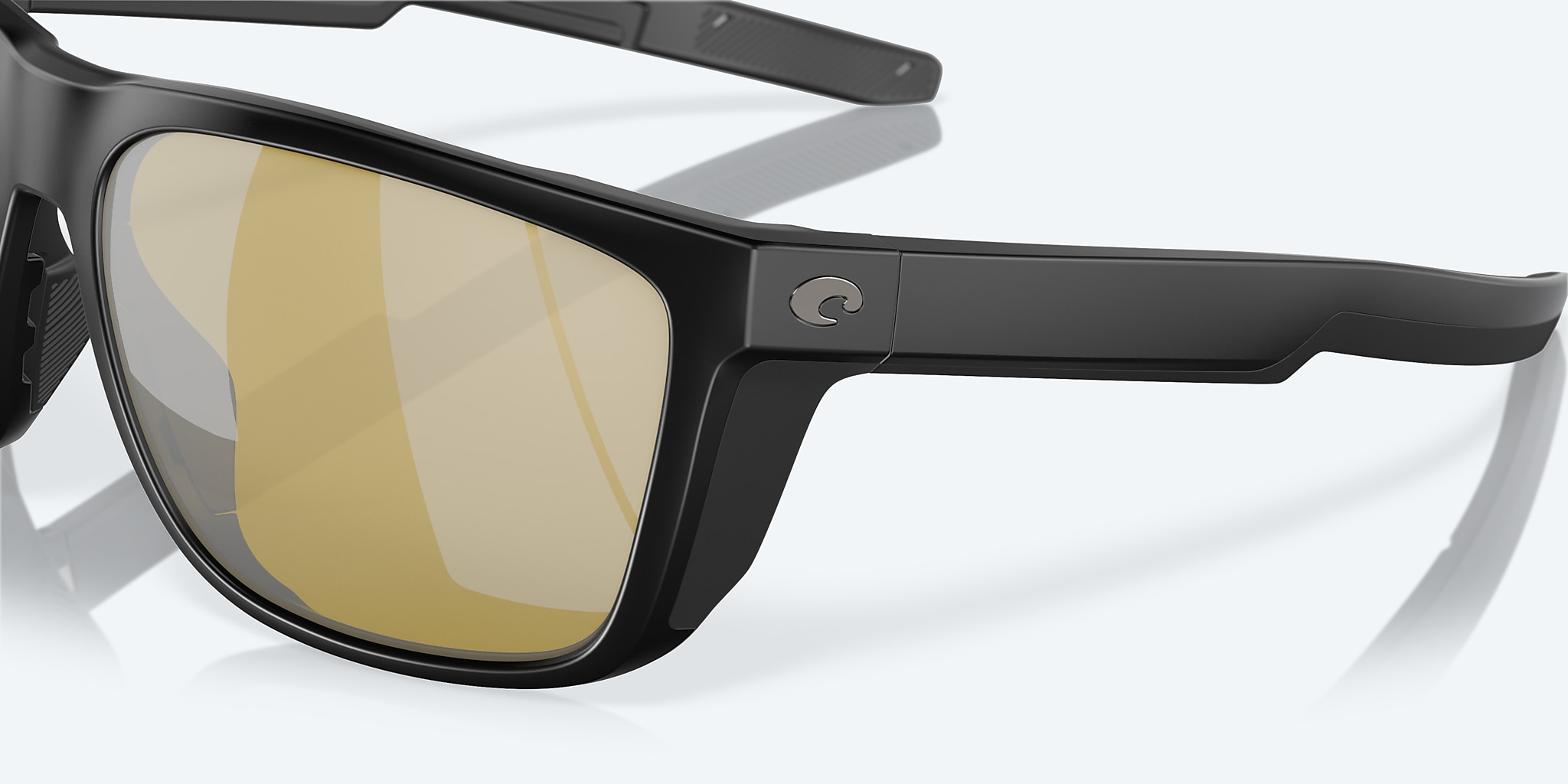 Sunglasses Costa Ferg L (59-16) with Sunrise Silver Mirror lens and Matte Black frame Image 6 of 7 Sunglasses Costa Ferg L (59-16) with Sunrise Silver Mirror lens and Matte Black frame Image 6 of 7