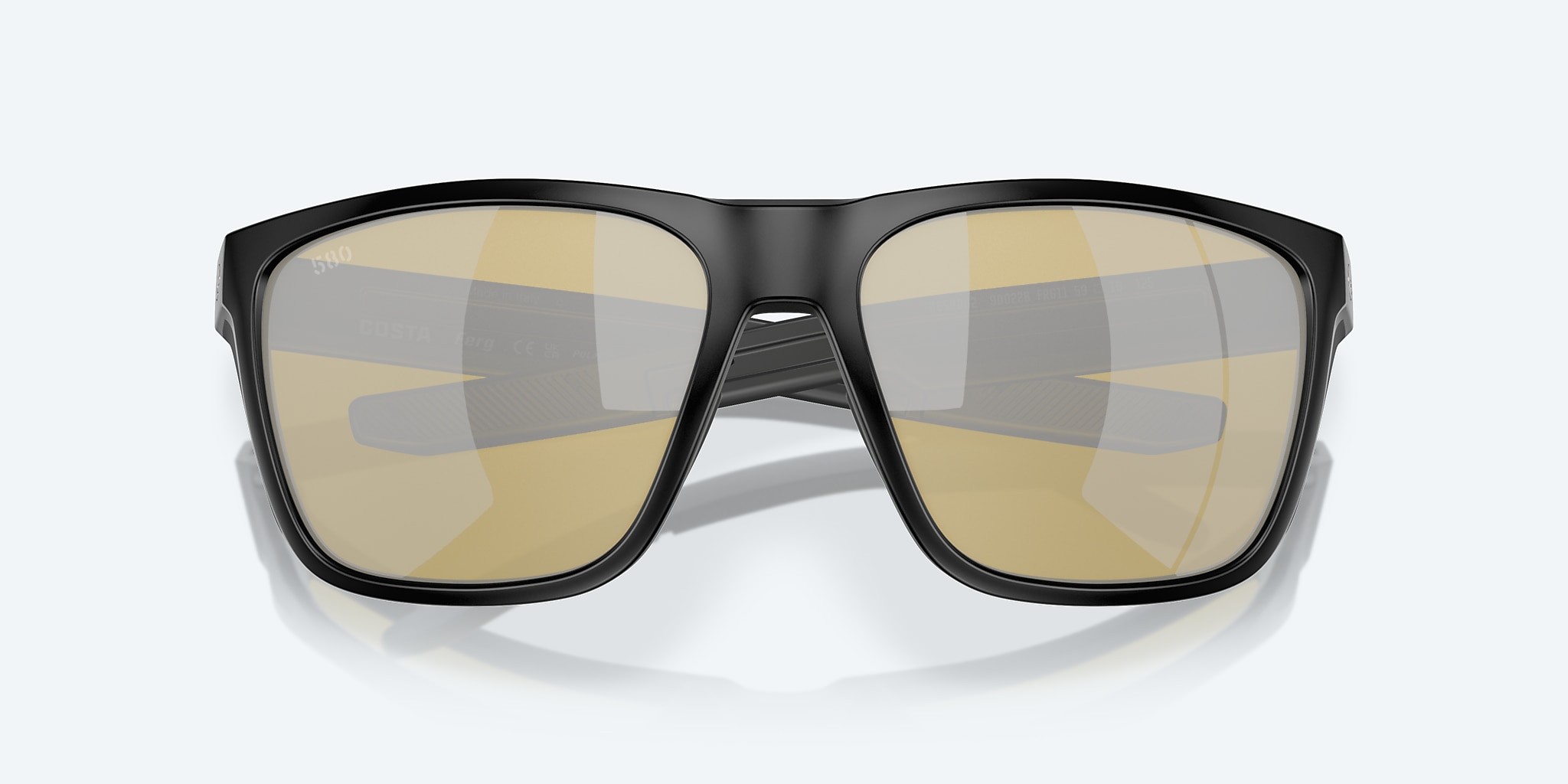 Sunglasses Costa Ferg L (59-16) with Sunrise Silver Mirror lens and Matte Black frame Image 5 of 7 Sunglasses Costa Ferg L (59-16) with Sunrise Silver Mirror lens and Matte Black frame Image 5 of 7