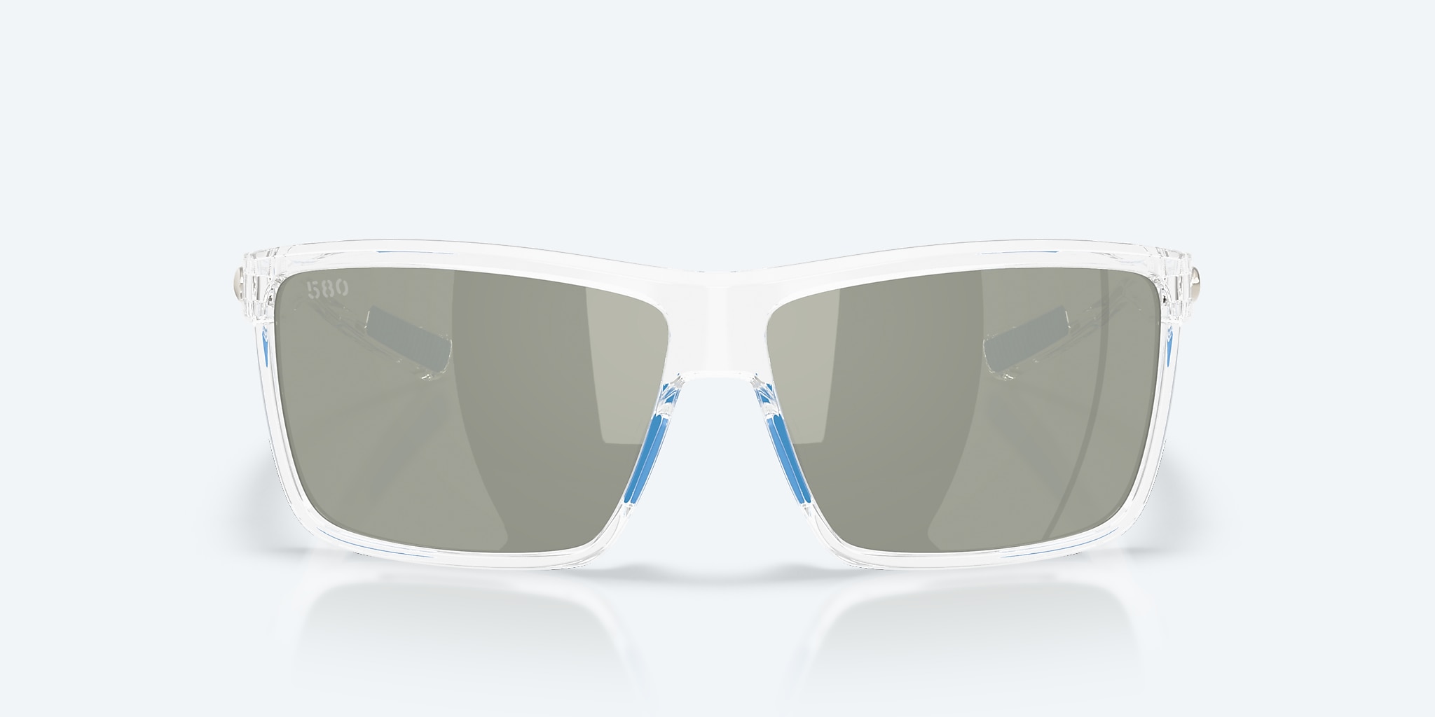 Sunglasses Costa Rinconcito M (60-12) with Gray Silver Mirror lens and Polished Clear frame Image 2 of 8 Sunglasses Costa Rinconcito M (60-12) with Gray Silver Mirror lens and Polished Clear frame Image 2 of 8