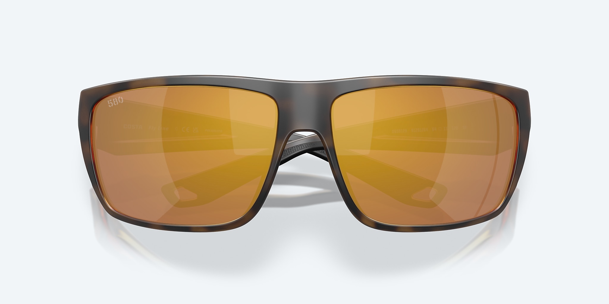 Sunglasses Costa Fly Line L (64-13) with Gold Mirror lens and Matte Tortoise frame Image 5 of 7 Sunglasses Costa Fly Line L (64-13) with Gold Mirror lens and Matte Tortoise frame Image 5 of 7