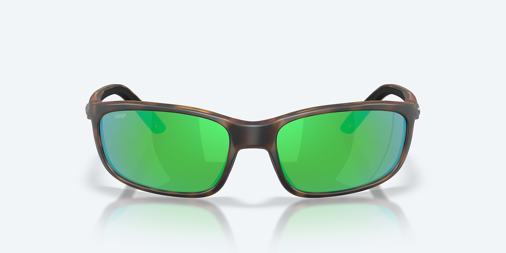 Sunglasses Costa Brine II M (59-17) with Green Mirror lens and Matte Tortoise frame Image 2 of 8 Sunglasses Costa Brine II M (59-17) with Green Mirror lens and Matte Tortoise frame Image 2 of 8