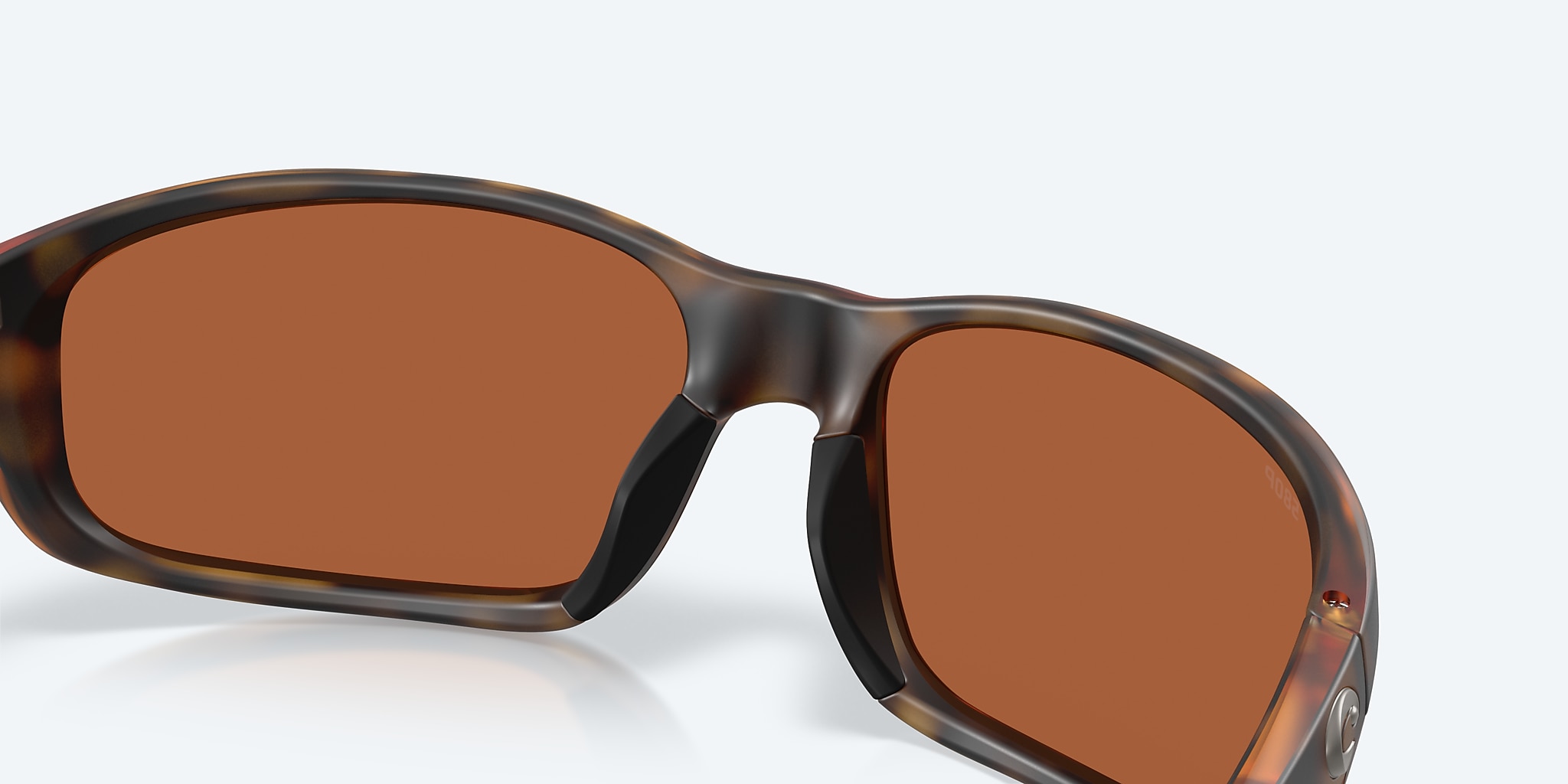 Sunglasses Costa Brine II M (59-17) with Green Mirror lens and Matte Tortoise frame Image 7 of 8 Sunglasses Costa Brine II M (59-17) with Green Mirror lens and Matte Tortoise frame Image 7 of 8