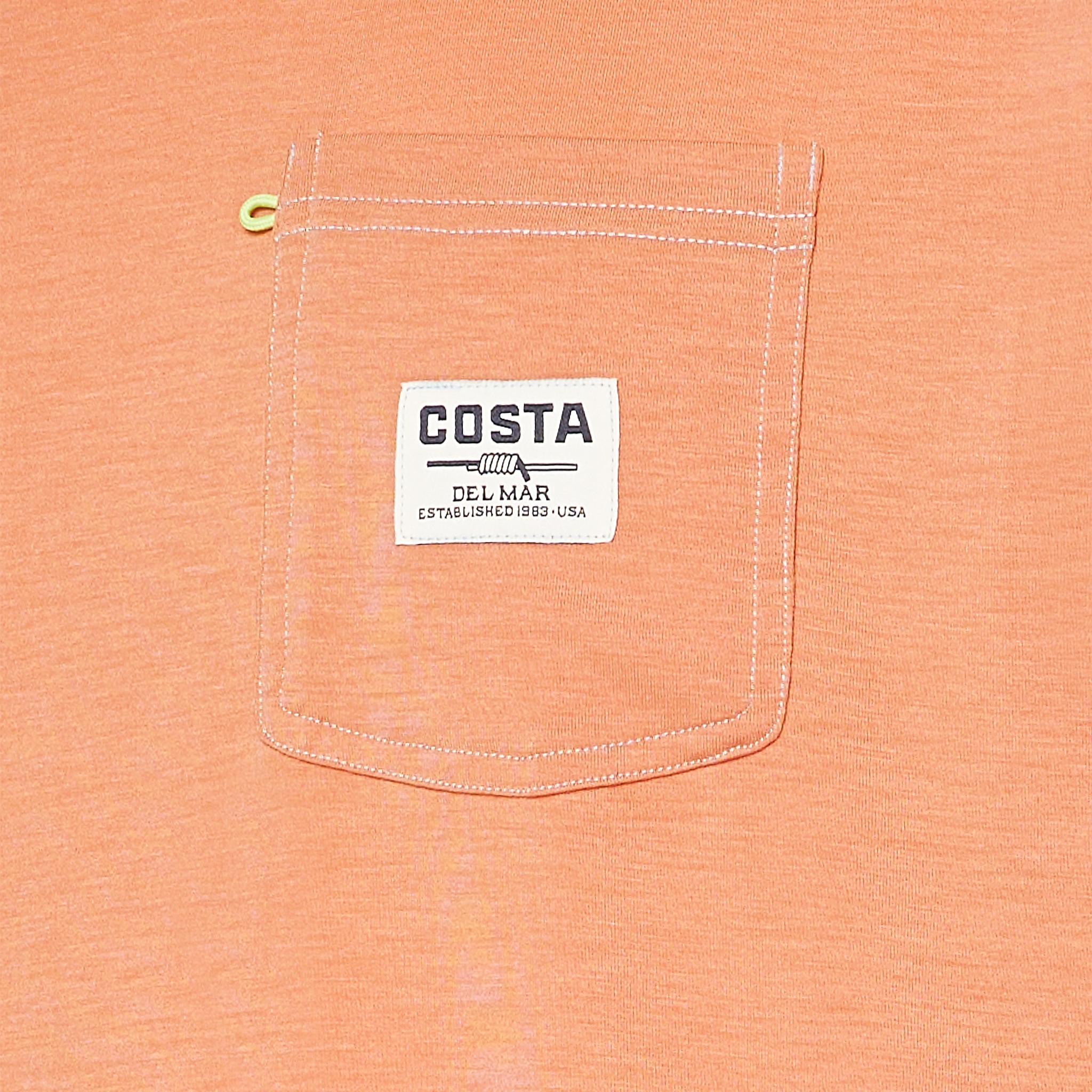 Apparel Sun Baked Costa Del Mar Pocket Tee SS Image 4 of 4 Apparel Sun Baked Costa Del Mar Pocket Tee SS Image 4 of 4