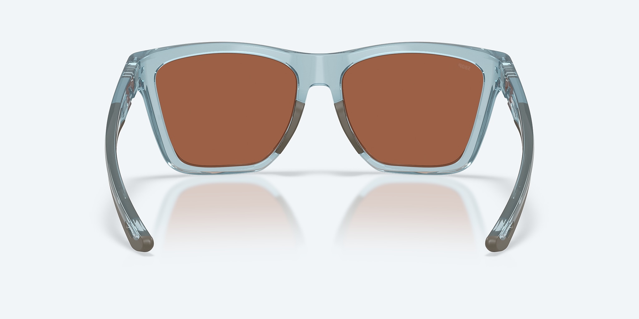 Sunglasses Costa Panga II XL (57-16) with Copper Silver Mirror lens and Translucent Silt Blue frame Image 4 of 8