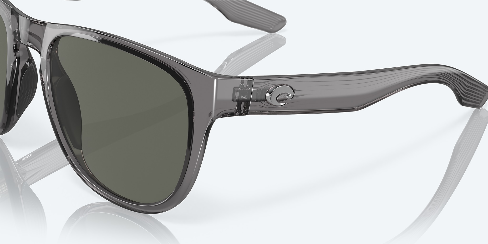Sunglasses Costa Irie XL (55-20) with Gray lens and Gray Crystal frame Image 6 of 7 Sunglasses Costa Irie XL (55-20) with Gray lens and Gray Crystal frame Image 6 of 7