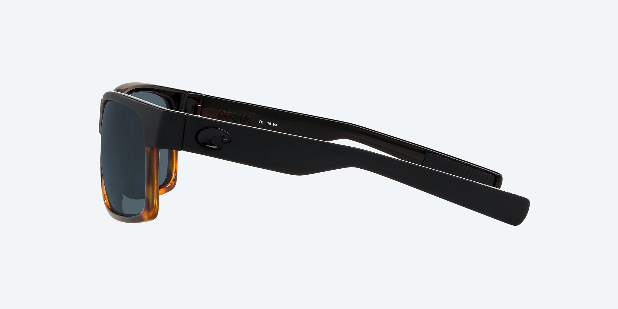 Sunglasses Costa Half Moon M (60-14) with Gray lens and Black/Shiny Tortoise frame Image 3 of 4 Sunglasses Costa Half Moon M (60-14) with Gray lens and Black/Shiny Tortoise frame Image 3 of 4