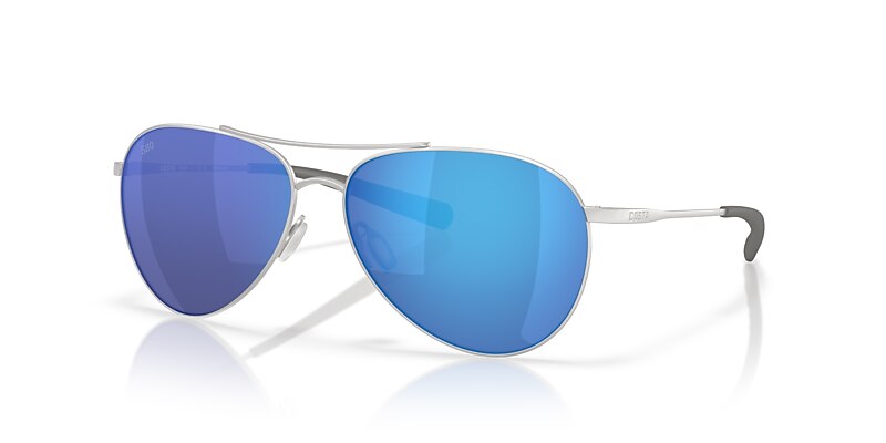 Costa Piper L (58-14) with Blue Mirror lenses and Satin Silver