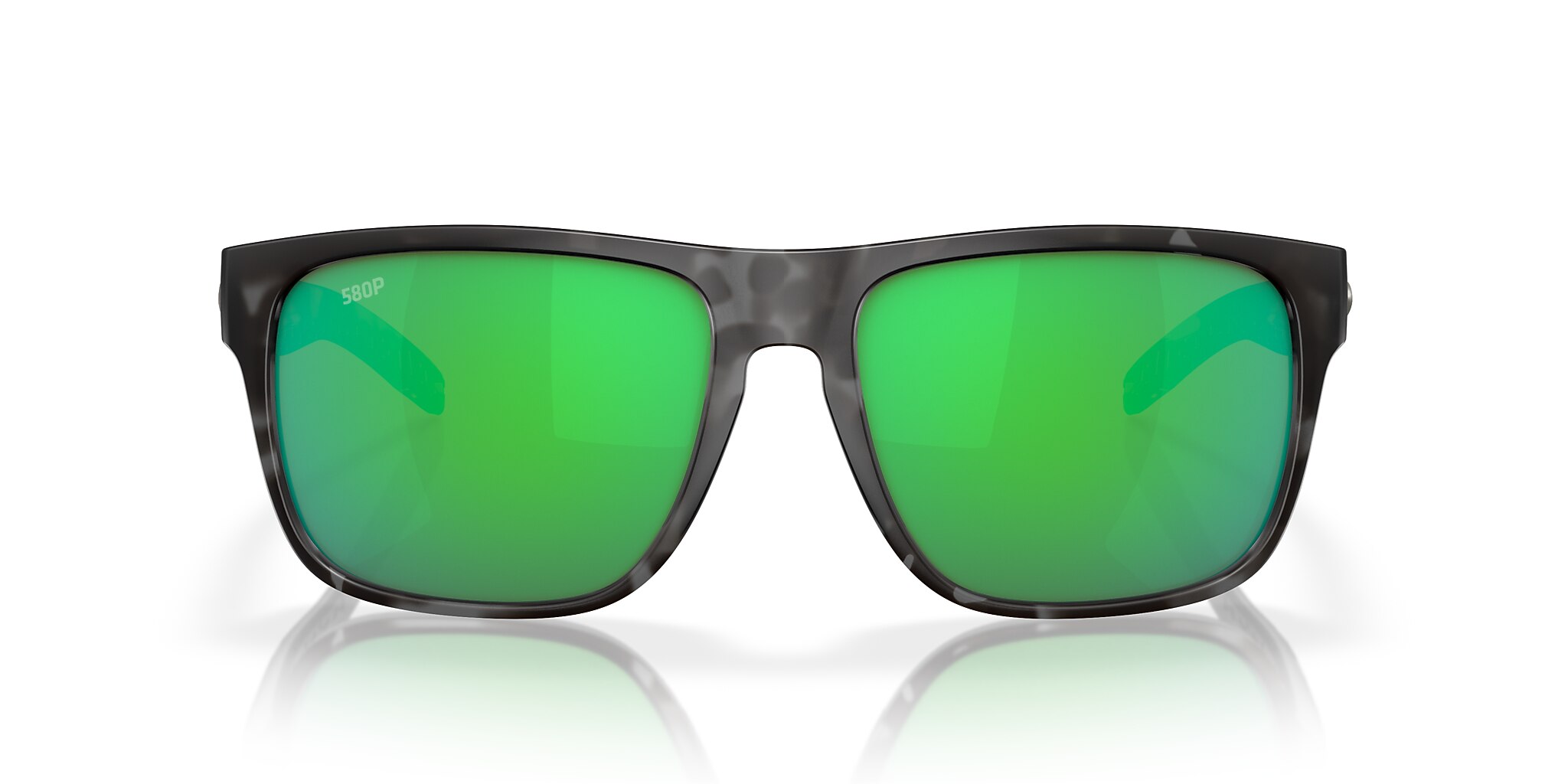 Costa Spearo XL XXL (59-17) with Green Mirror lenses and Tiger