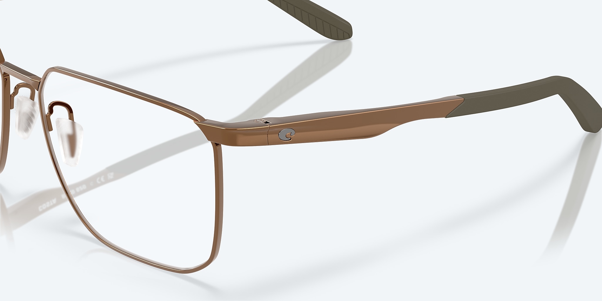 Lentes de Vista Costa Bimini Road 620 L (57-16) con Micas de Demostración lente y Bronce rústico montura Imagen 6 de 7 Lentes de Vista Costa Bimini Road 620 L (57-16) con Micas de Demostración lente y Bronce rústico montura Imagen 6 de 7