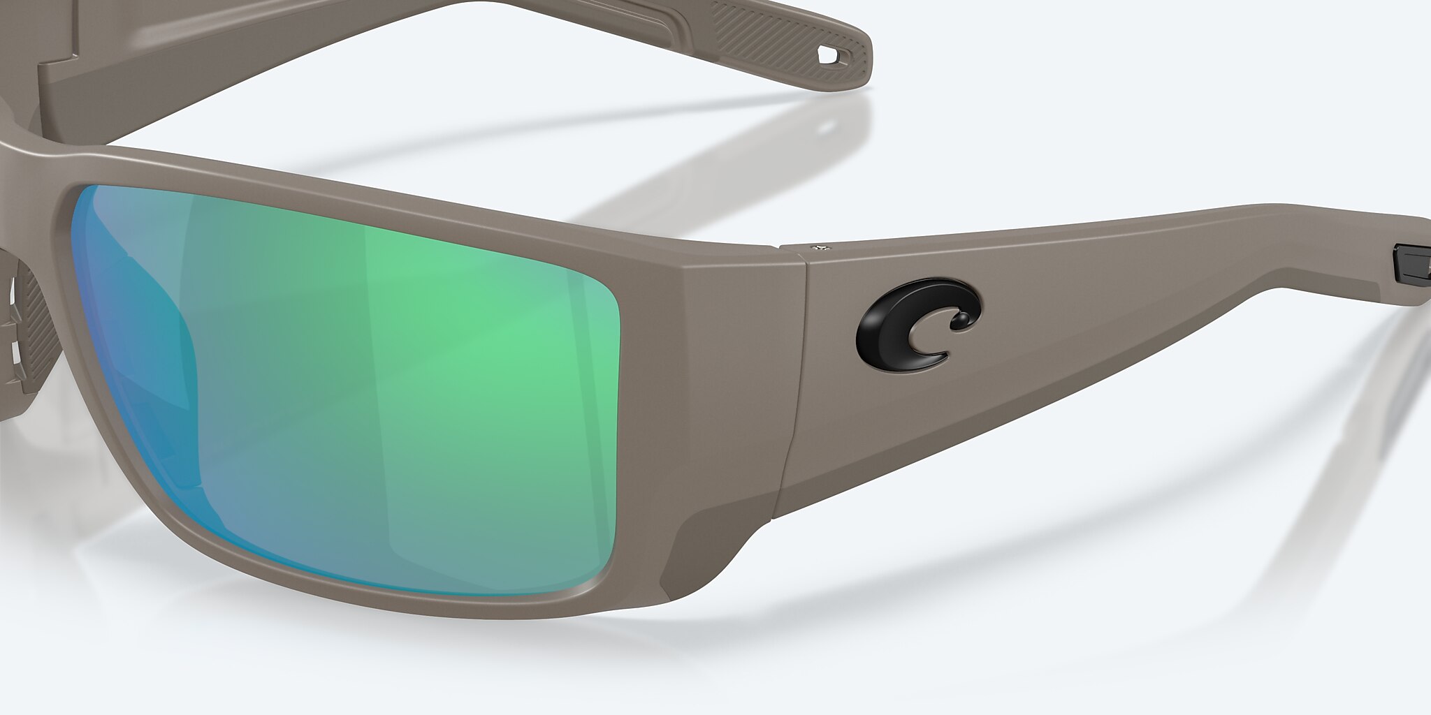 Sunglasses Costa Blackfin PRO L (60-16) with Green Mirror lens and Olive Shale frame Image 6 of 7