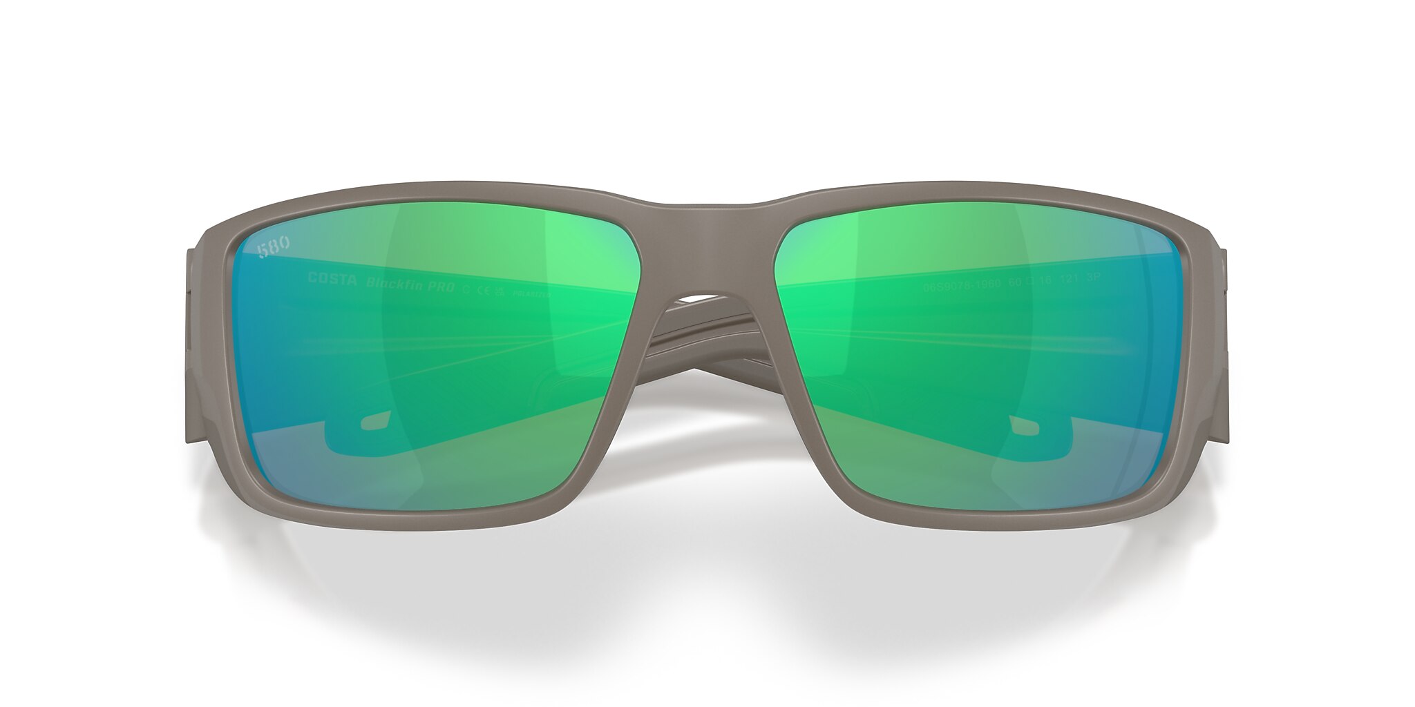 Costa Blackfin PRO L (60-16) with Green Mirror lenses and Olive