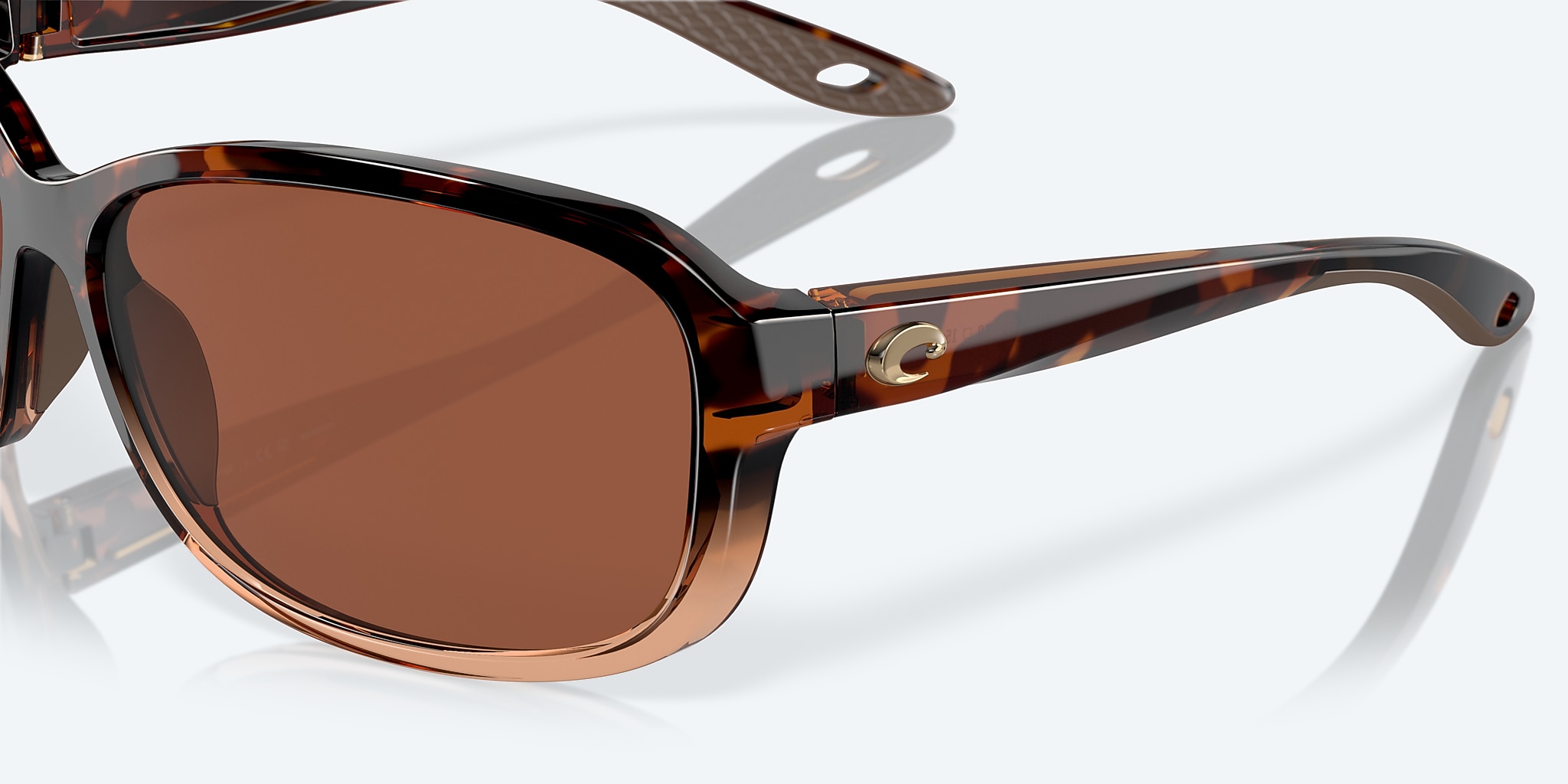 Sunglasses Costa Seadrift M (60-15) with Copper lens and Shiny Tortoise Fade frame Image 6 of 7 Sunglasses Costa Seadrift M (60-15) with Copper lens and Shiny Tortoise Fade frame Image 6 of 7