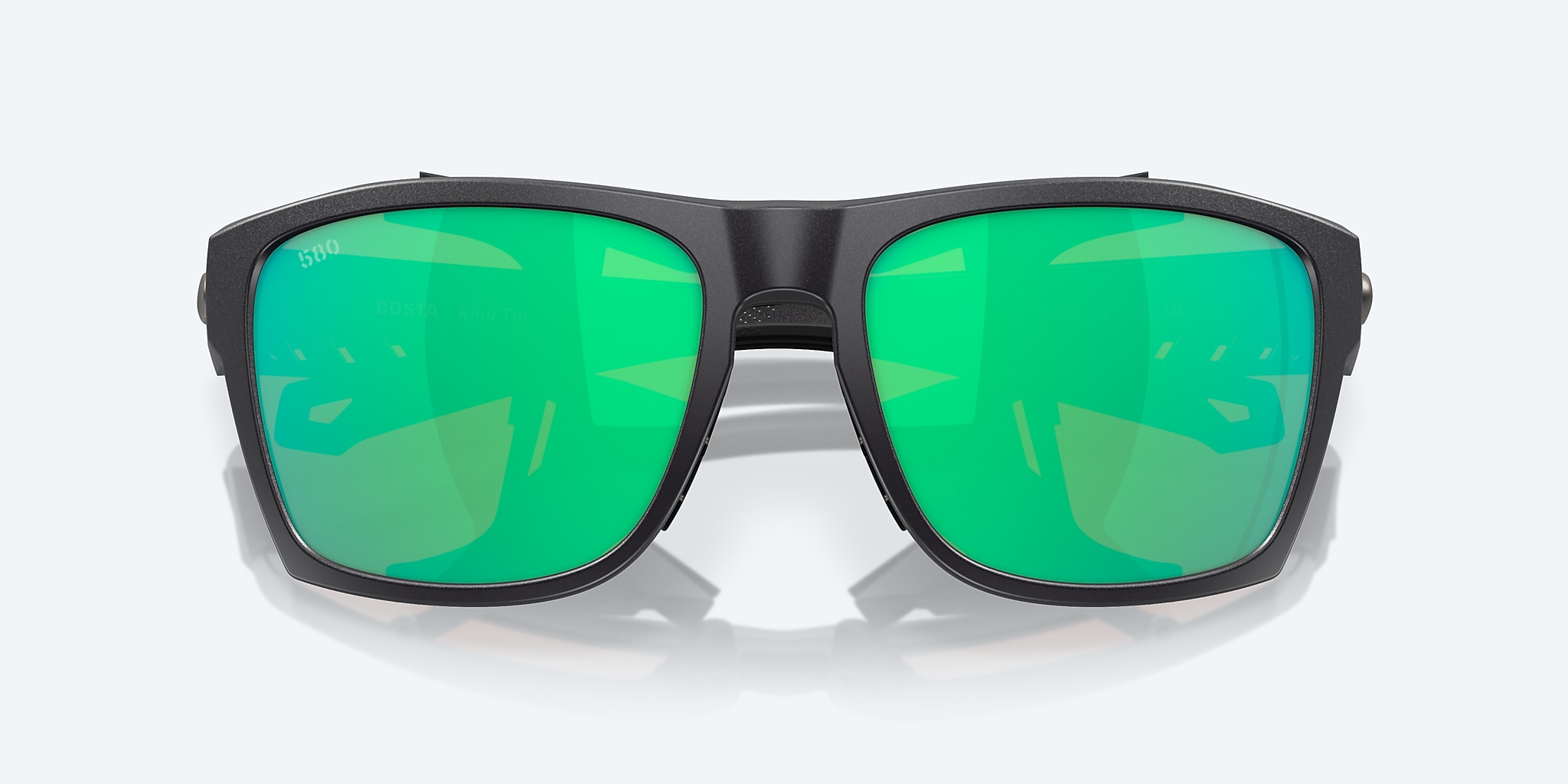 Sunglasses Costa King Tide 6 XL (58-17) with Green Mirror lens and Black Pearl frame Image 5 of 7 Sunglasses Costa King Tide 6 XL (58-17) with Green Mirror lens and Black Pearl frame Image 5 of 7