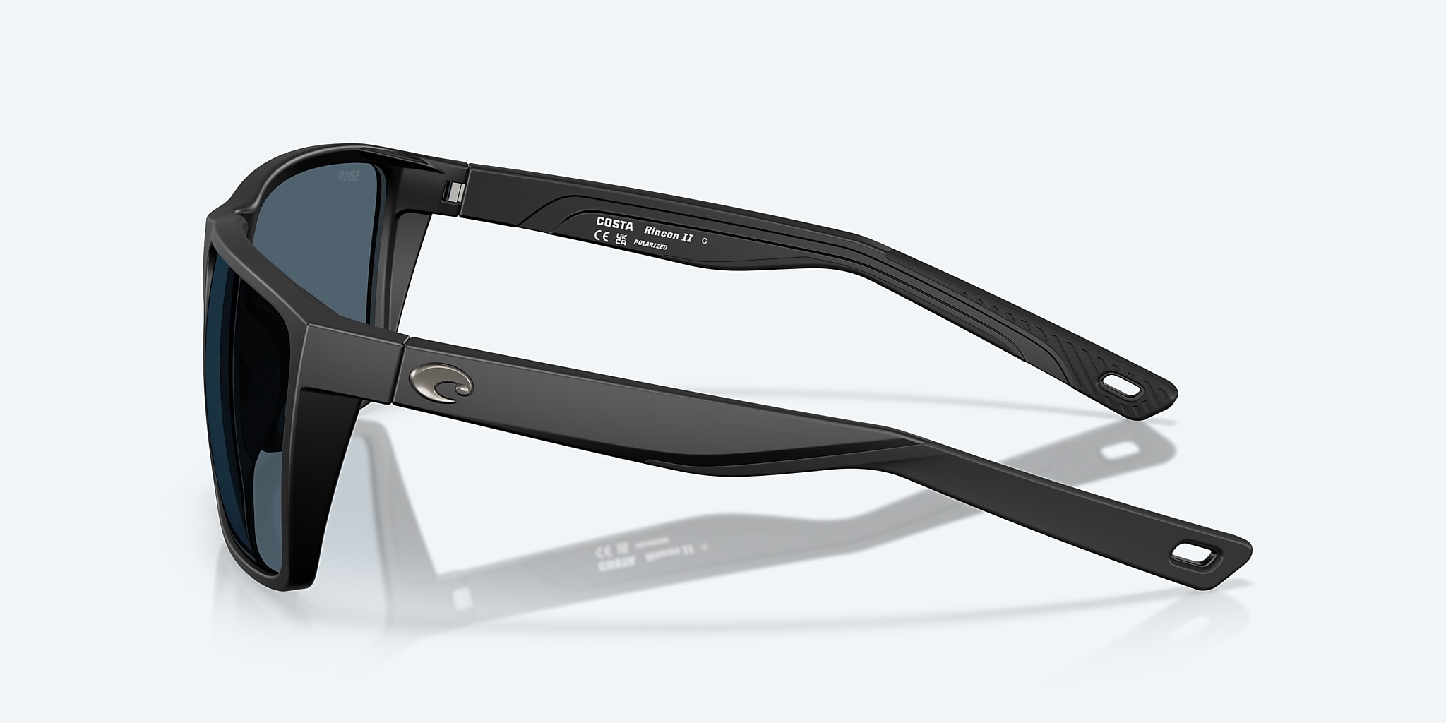 Sunglasses Costa Rincon II XL (64-11) with Gray lens and Matte Black frame Image 3 of 8 Sunglasses Costa Rincon II XL (64-11) with Gray lens and Matte Black frame Image 3 of 8