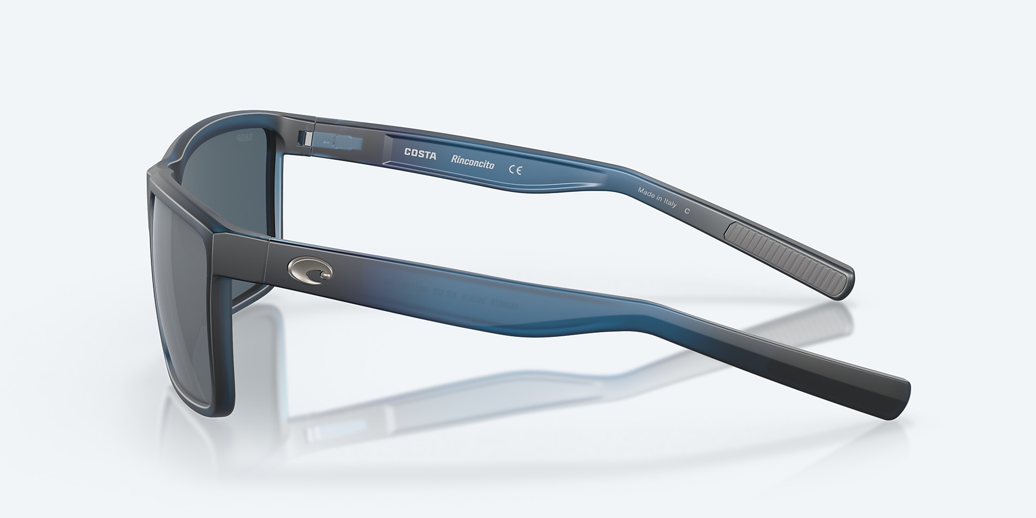 Sunglasses Costa Rinconcito M (60-12) with Gray Silver Mirror lens and Matte Atlantic Blue frame Image 3 of 7 Sunglasses Costa Rinconcito M (60-12) with Gray Silver Mirror lens and Matte Atlantic Blue frame Image 3 of 7