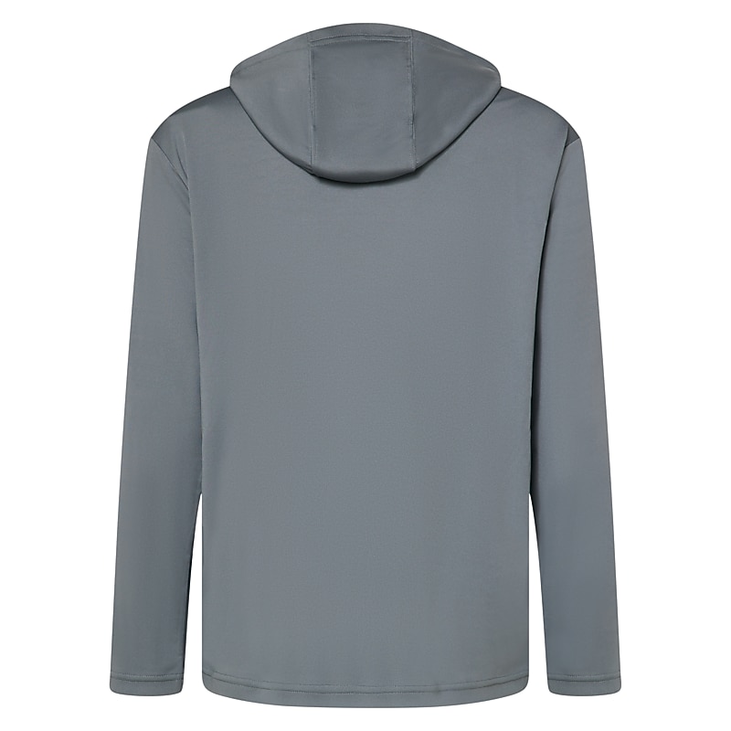 Haut Homme IZOD Col Zippé – Manches Longues – Taille L – Gris Rayé – Coton – Occasion