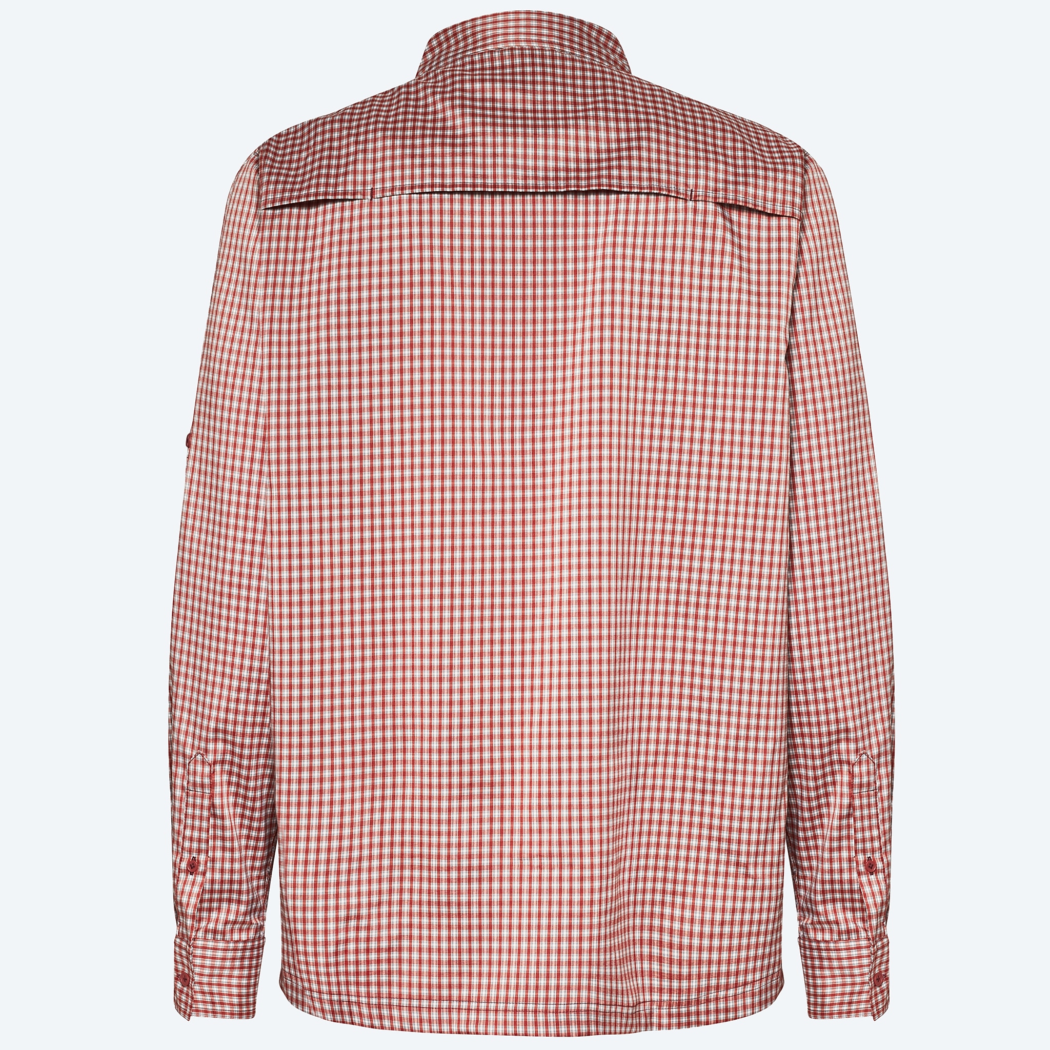 Apparel Lava Red Costa Angler Tech Button Down Plaid Image 2 of 2 Apparel Lava Red Costa Angler Tech Button Down Plaid Image 2 of 2