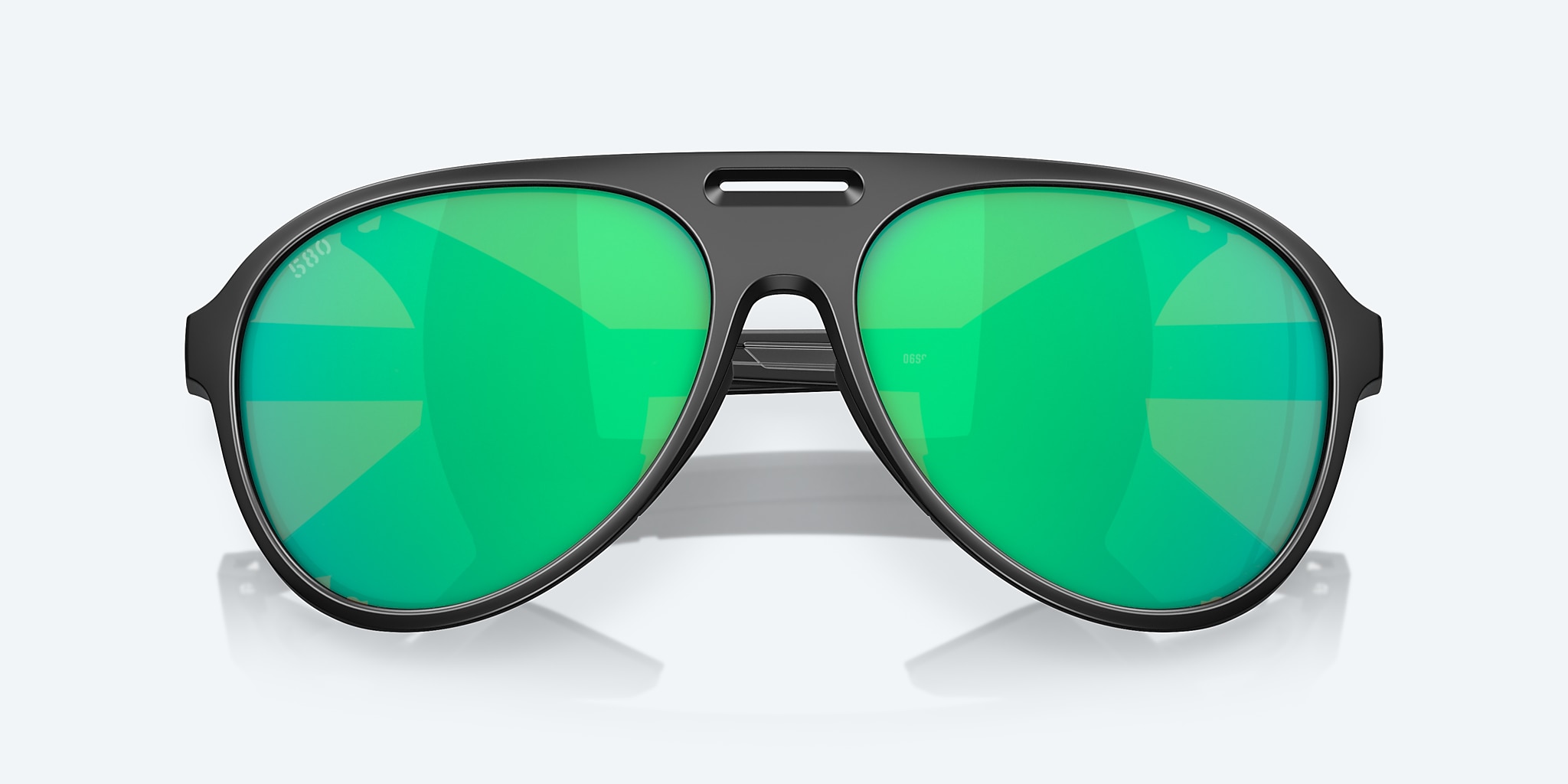 Sunglasses Costa Grand Catalina XL (59-15) with Green Mirror lens and Matte Black frame Image 5 of 8 Sunglasses Costa Grand Catalina XL (59-15) with Green Mirror lens and Matte Black frame Image 5 of 8