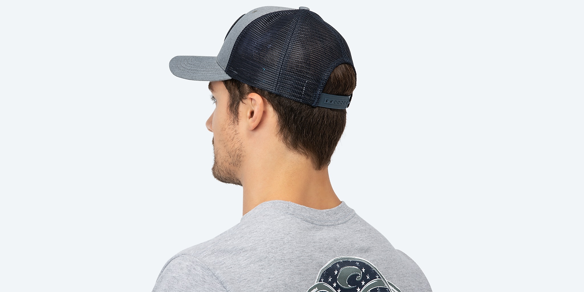 Accessories Gray Costa Medallion Trucker Image 3 of 3 Accessories Gray Costa Medallion Trucker Image 3 of 3
