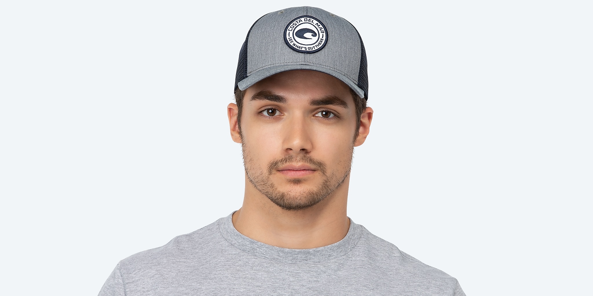 Accessories Gray Costa Medallion Trucker Image 2 of 3 Accessories Gray Costa Medallion Trucker Image 2 of 3