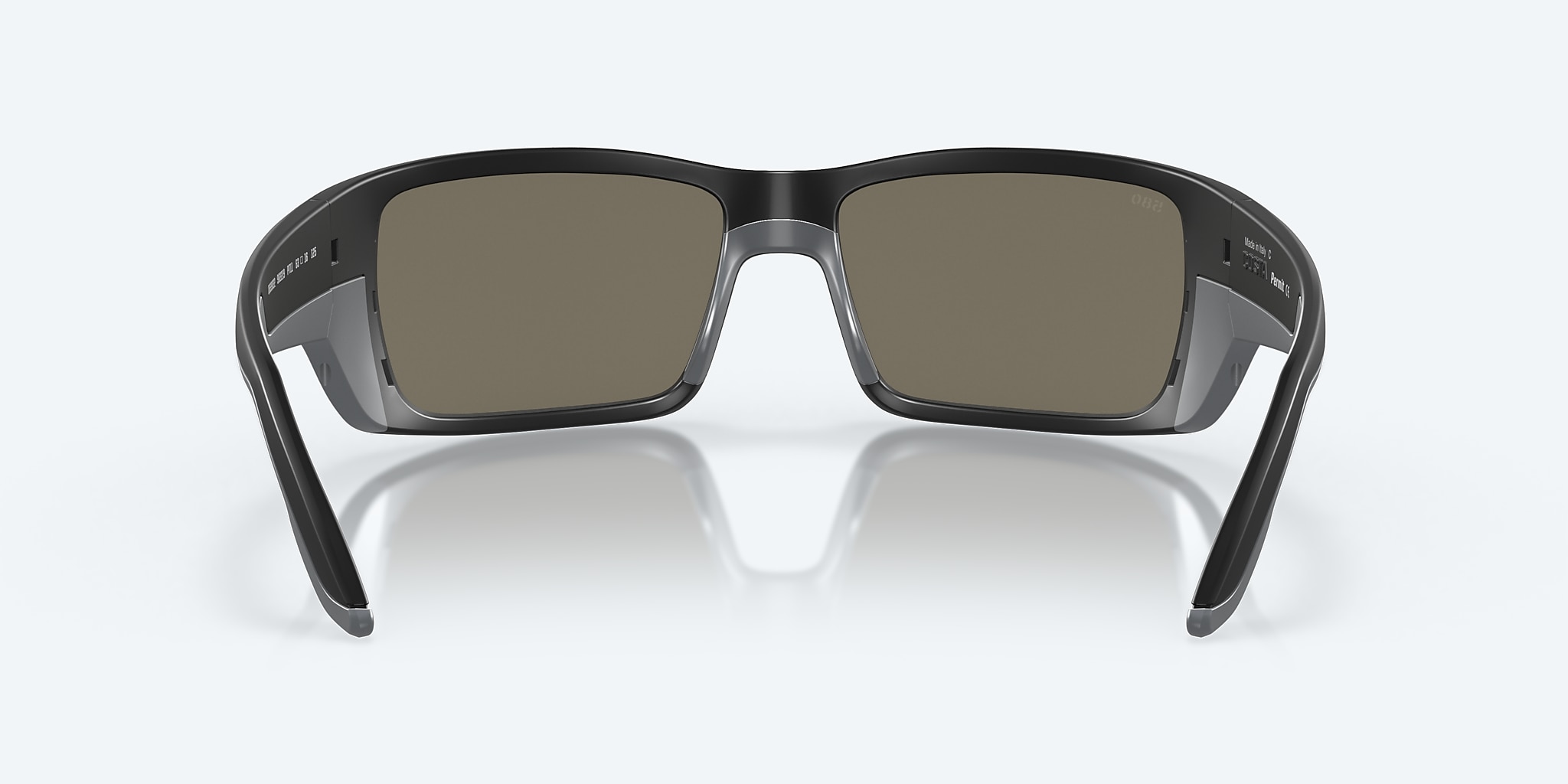 Sunglasses Costa Permit XL (63-16) with Blue Mirror lens and Matte Black frame Image 4 of 7 Sunglasses Costa Permit XL (63-16) with Blue Mirror lens and Matte Black frame Image 4 of 7