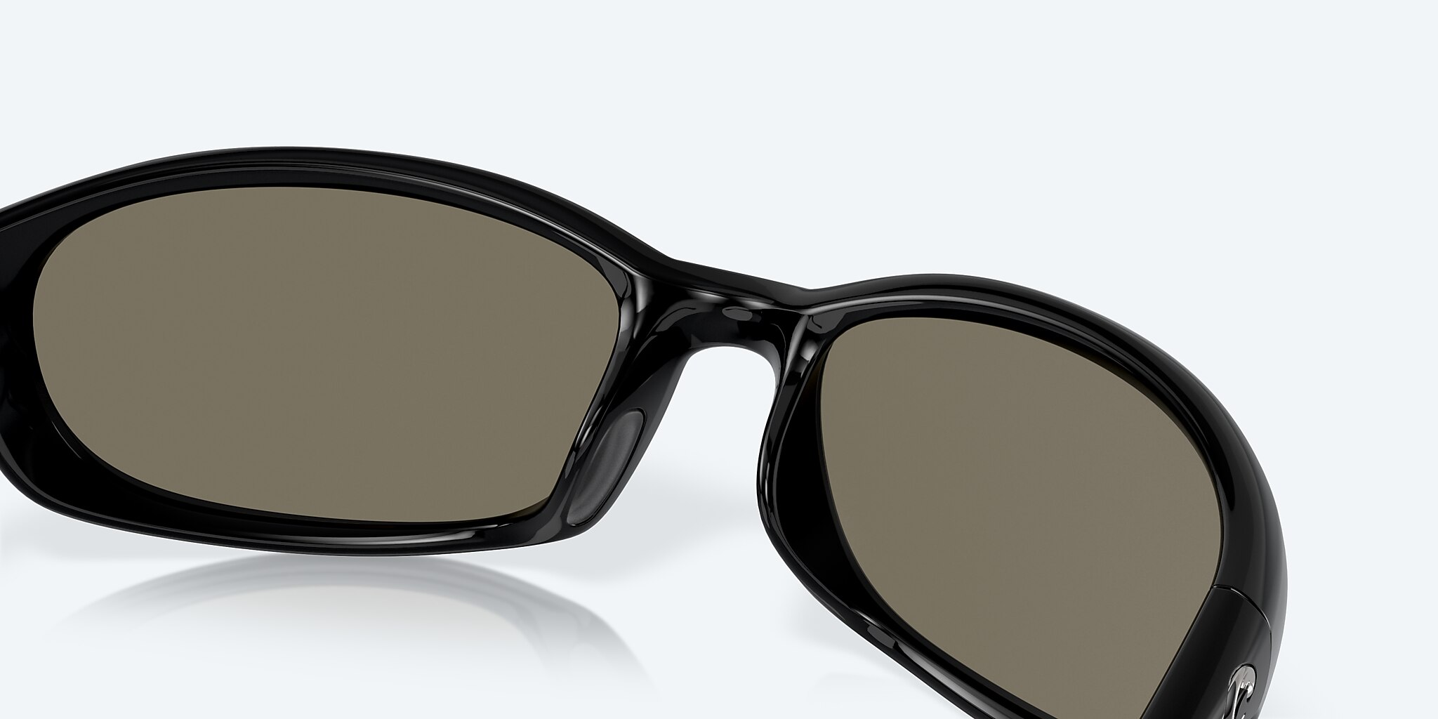 Sunglasses Costa Harpoon S (61-18) with Blue Mirror lens and Shiny Black frame Image 7 of 7