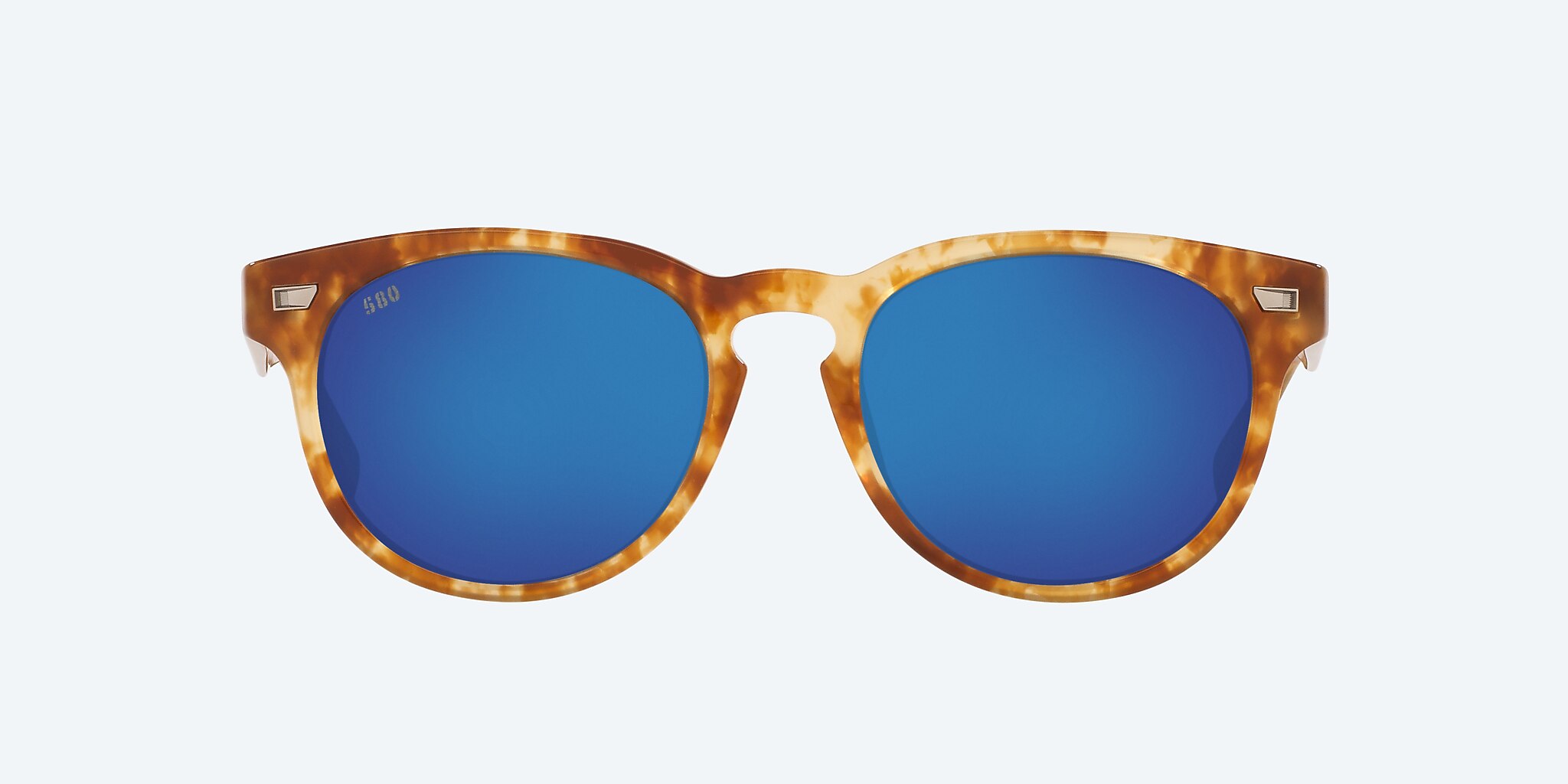 Sunglasses Costa Del Mar M (54-19) with Blue Mirror lens and Shiny Kelp frame Image 2 of 4