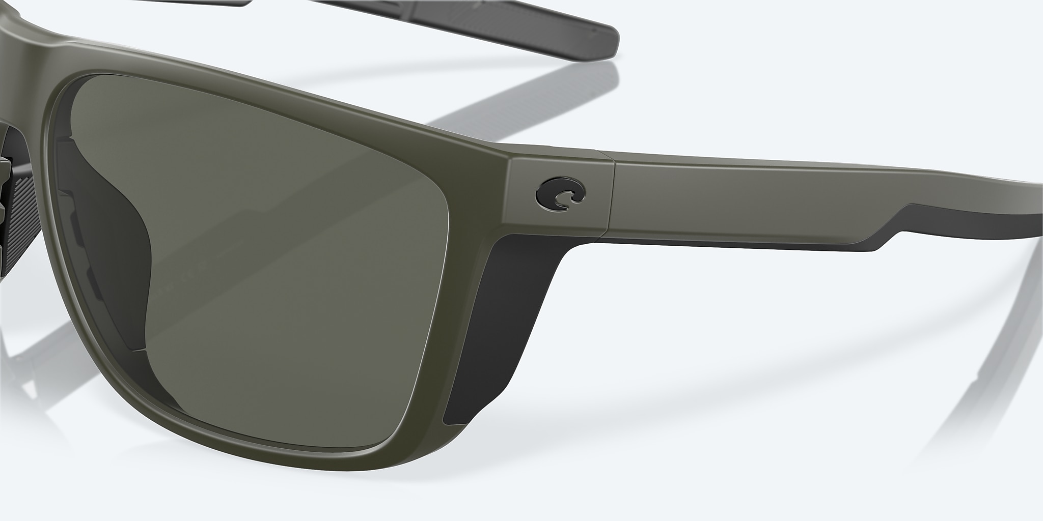 Sunglasses Costa Ferg XL XXL (62-16) with Gray lens and Matte Olive frame Image 6 of 8 Sunglasses Costa Ferg XL XXL (62-16) with Gray lens and Matte Olive frame Image 6 of 8